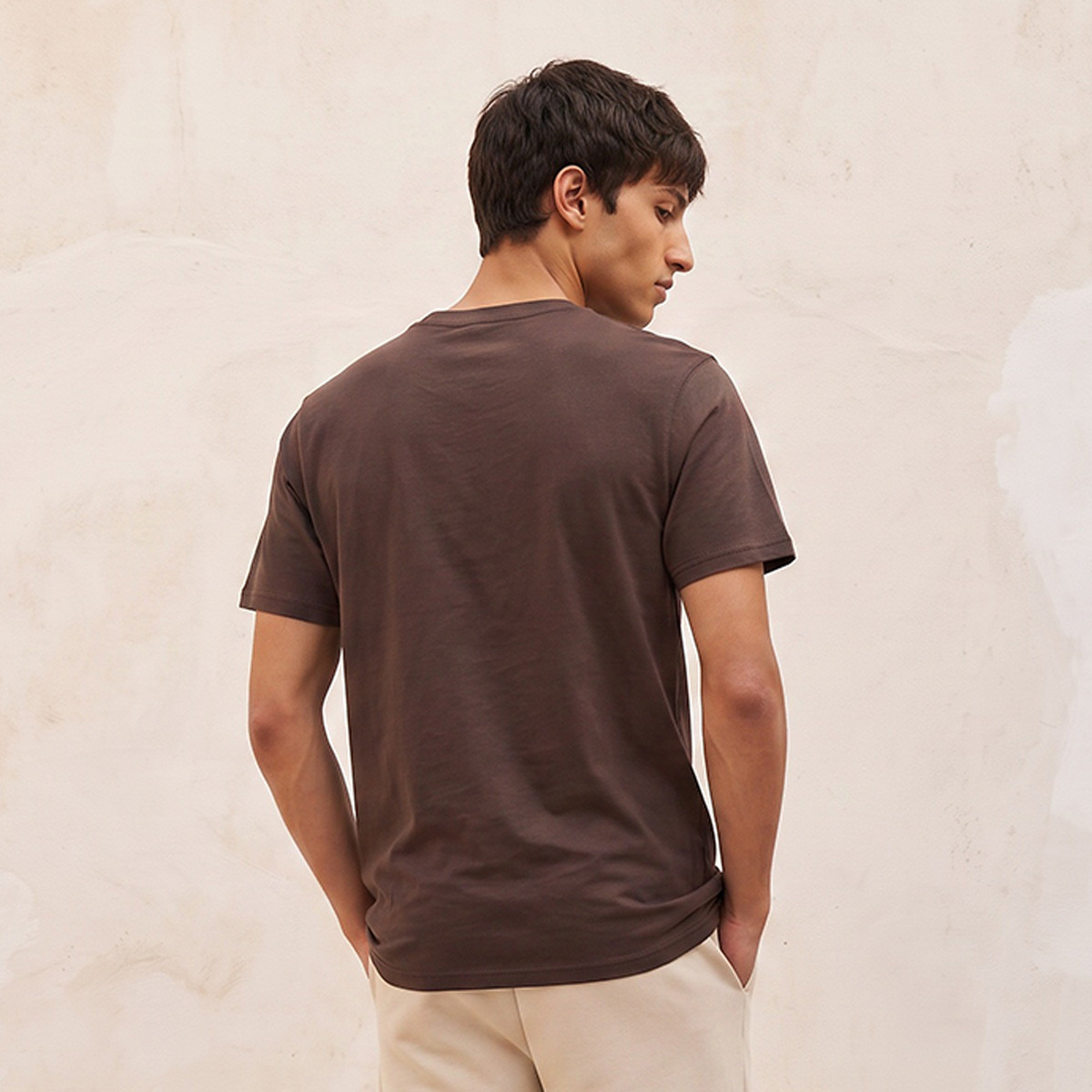 Splash Basic Slim Fit Cotton Crew Neck T-shirt-PROMO_SP_KSA_3_BUY2FORSAR49_130625-image-3