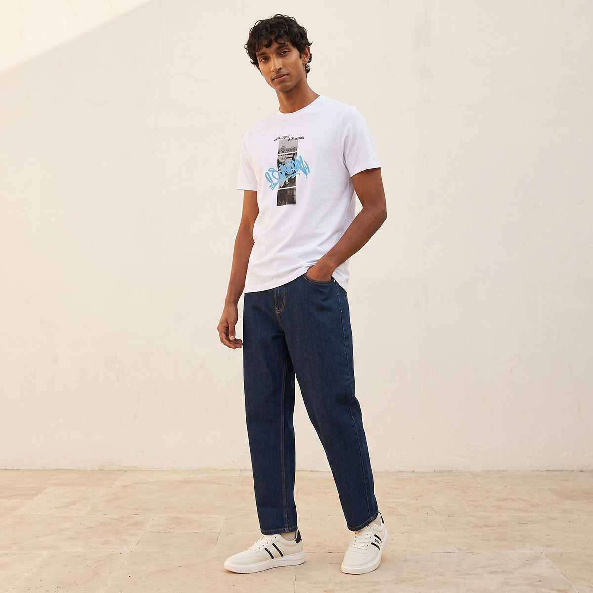 Splash Basic Slim Fit Cotton Crew Neck T-shirt-men-clothing-tshirtsandpolos-tshirts-image-2