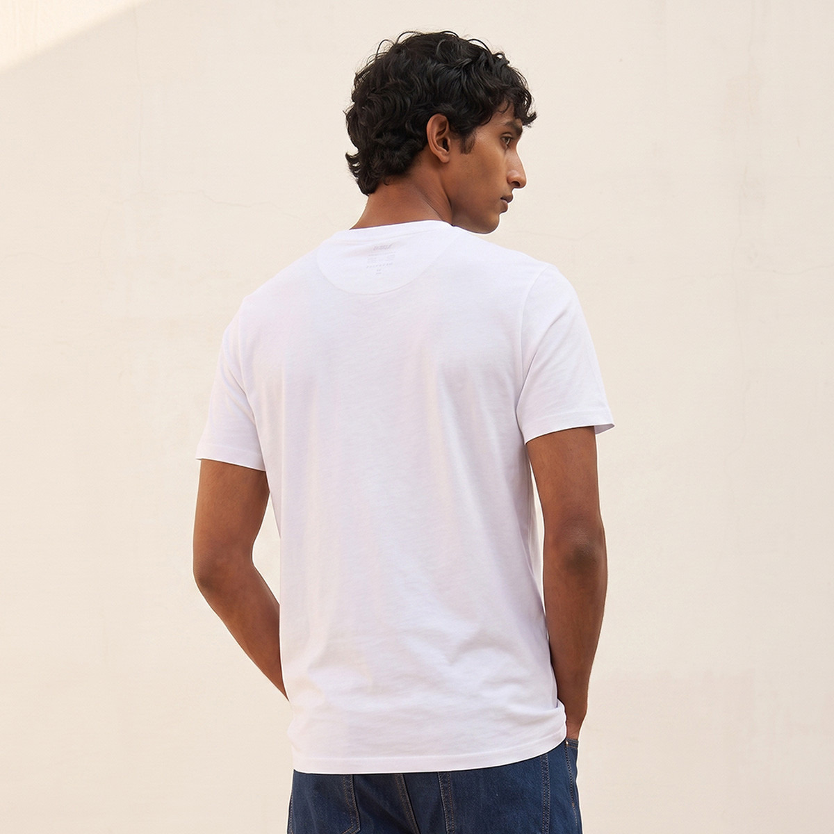 Splash Basic Slim Fit Cotton Crew Neck T-shirt-men-clothing-tshirtsandpolos-tshirts-image-3