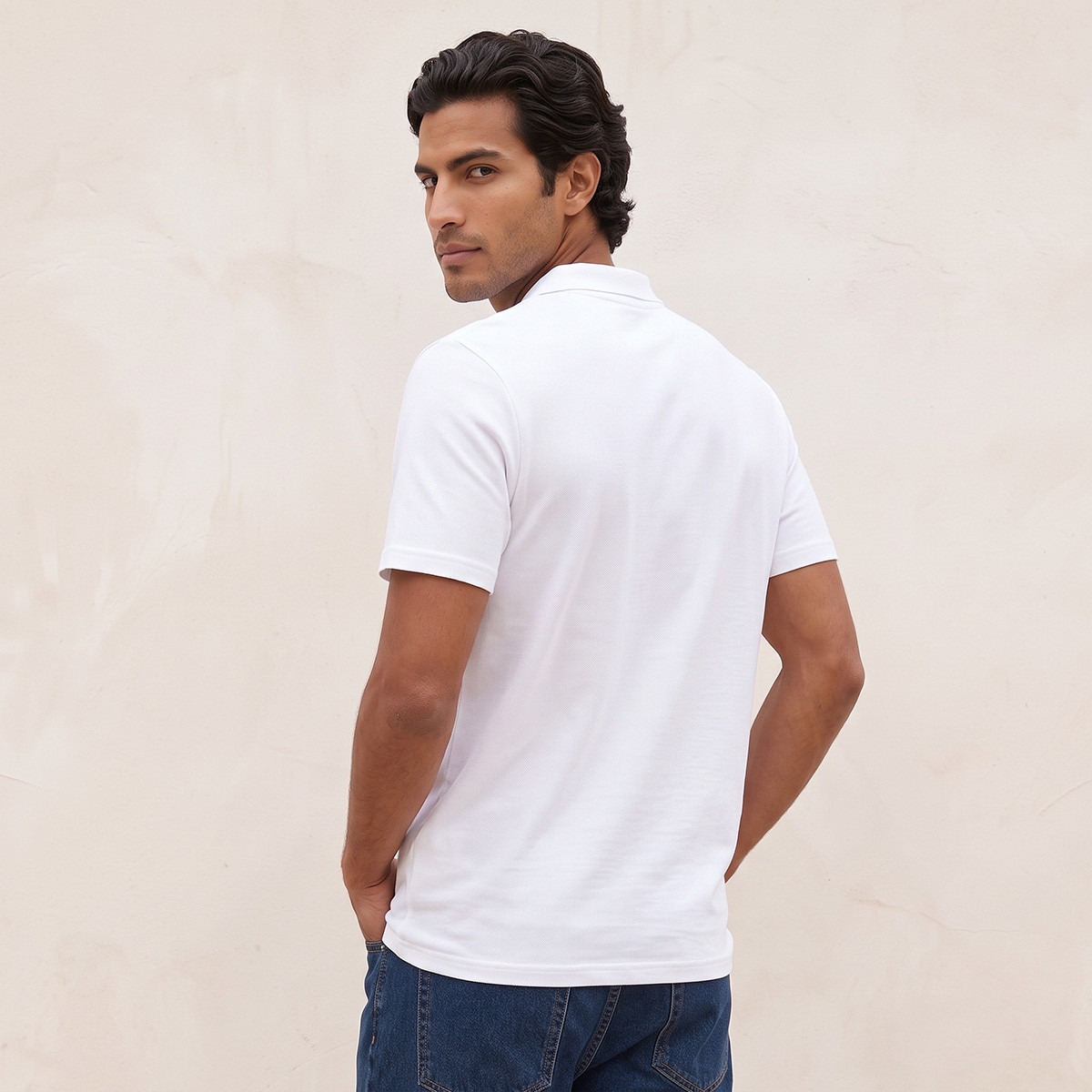 تيشيرت قطن بياقة مستديرة وقصة مستقيمة من سبلاش-men-clothing-tshirtsandpolos-tshirts-image-3
