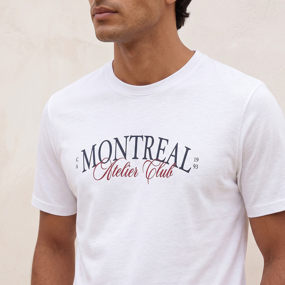 تيشيرت قطن بياقة مستديرة وقصة مستقيمة من سبلاش-men-clothing-tshirtsandpolos-tshirts-image-4