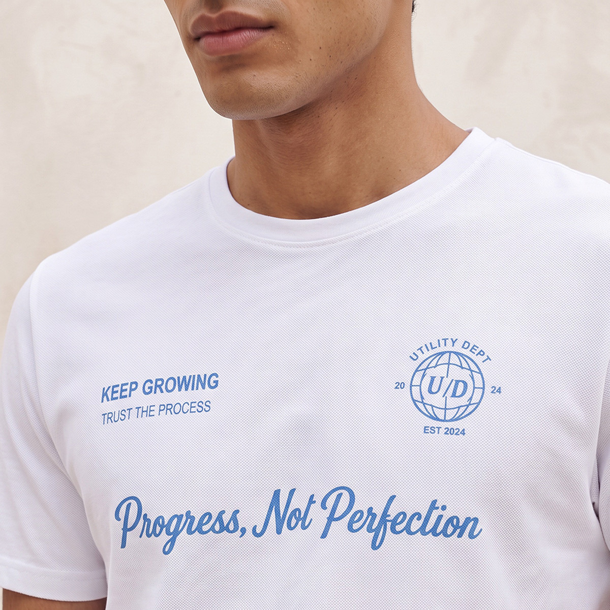 تيشيرت قطن بقصة مستقيمة وياقة دائرية من سبلاش-men-clothing-tshirtsandpolos-tshirts-image-4