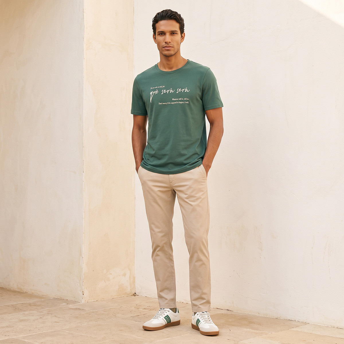 تيشيرت قطن بياقة دائرية وقصة مستقيمة من سبلاش-men-clothing-tshirtsandpolos-tshirts-image-2