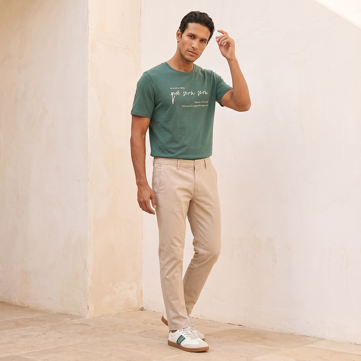 تيشيرت قطن بياقة دائرية وقصة مستقيمة من سبلاش-men-clothing-tshirtsandpolos-tshirts-image-4