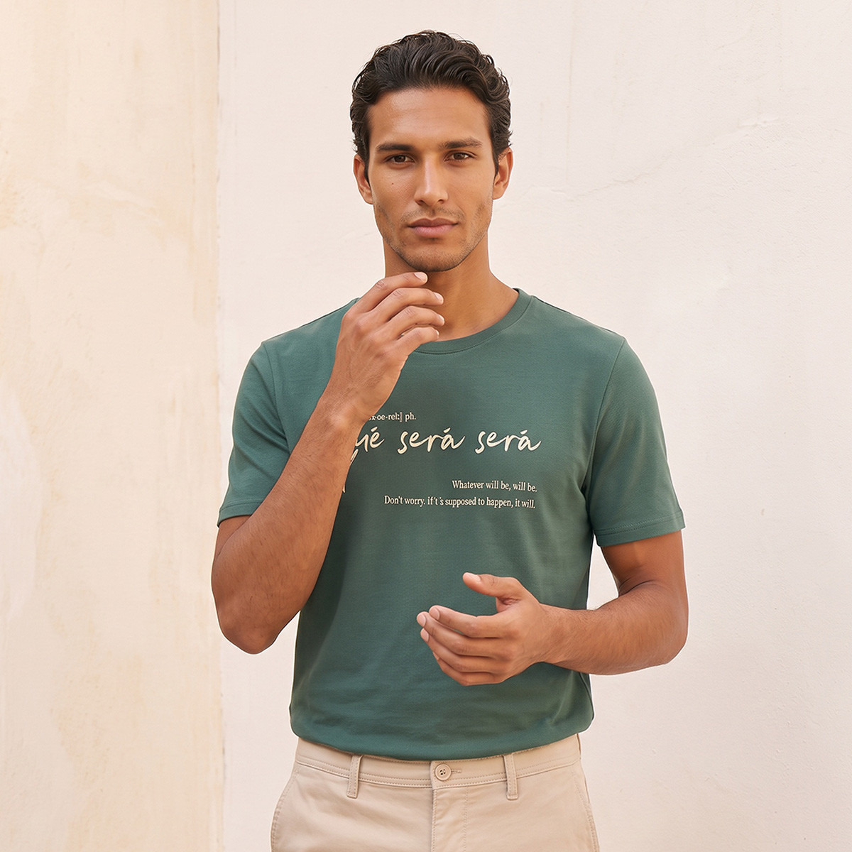 تيشيرت قطن بياقة دائرية وقصة مستقيمة من سبلاش-men-clothing-tshirtsandpolos-tshirts-image-5