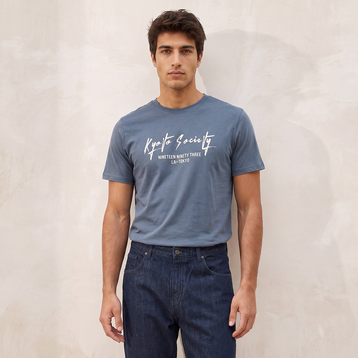 Splash Basics Regular Fit Crew Neck Tokyo Print T-shirt-men-clothing-tshirtsandpolos-tshirts-image-1
