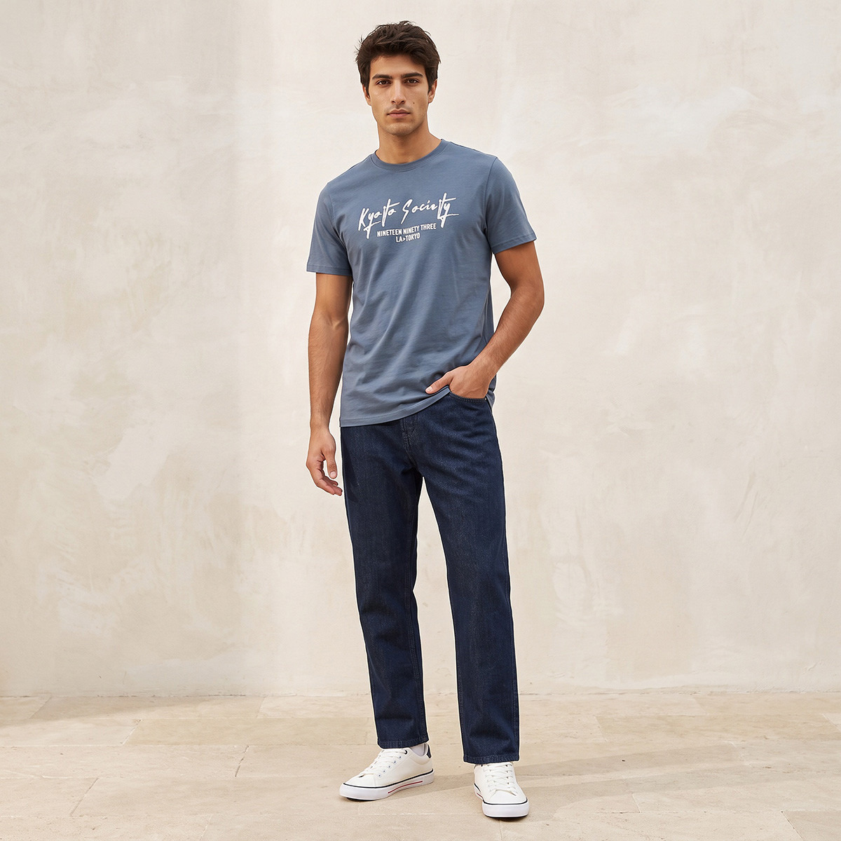Splash Basics Regular Fit Crew Neck Tokyo Print T-shirt-men-clothing-tshirtsandpolos-tshirts-image-2