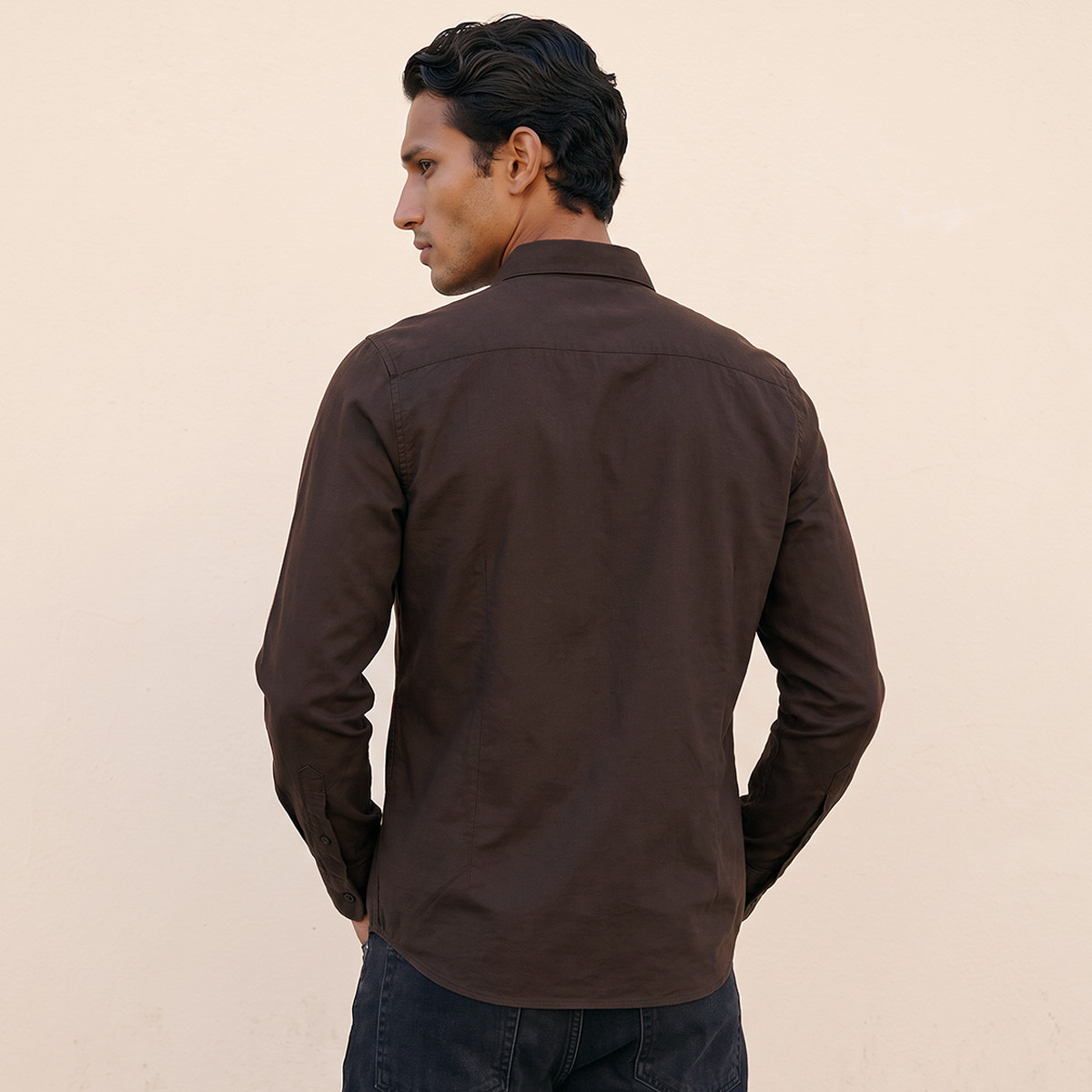 Splash Basics Regular Fit Oxford Shirt-men-clothing-shirts-image-3