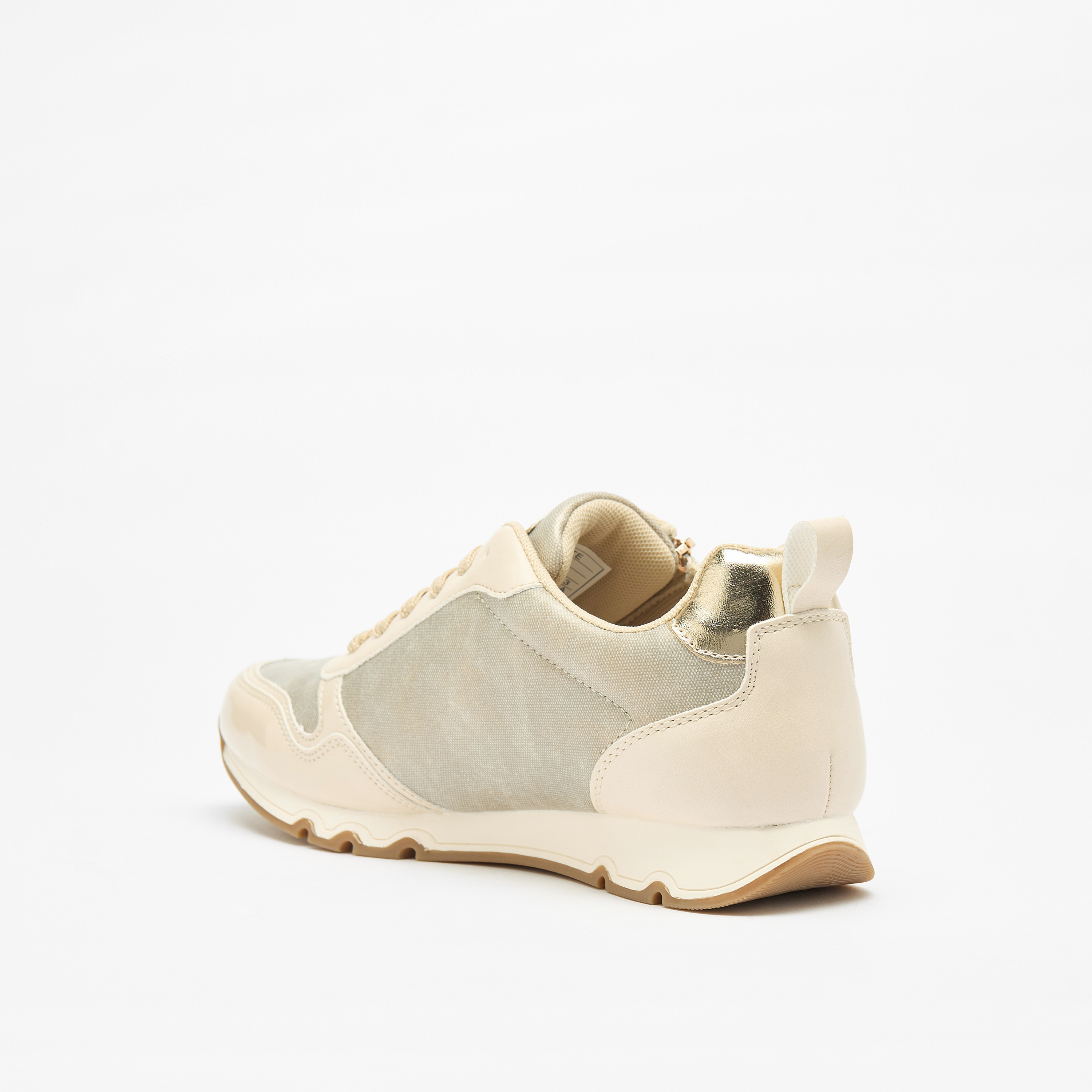 Celeste Women's Panelled Low Ankle Sneakers with Lace-Up Closure-women-shoes-sneakers-image-2
