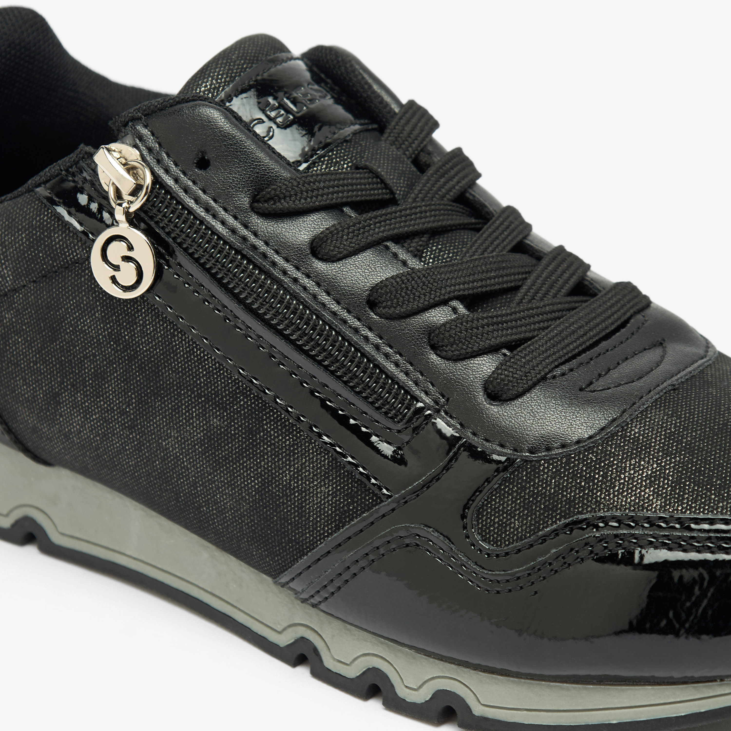 Celeste Women's Panelled Low Ankle Sneakers with Lace-Up Closure-women-shoes-sneakers-image-5