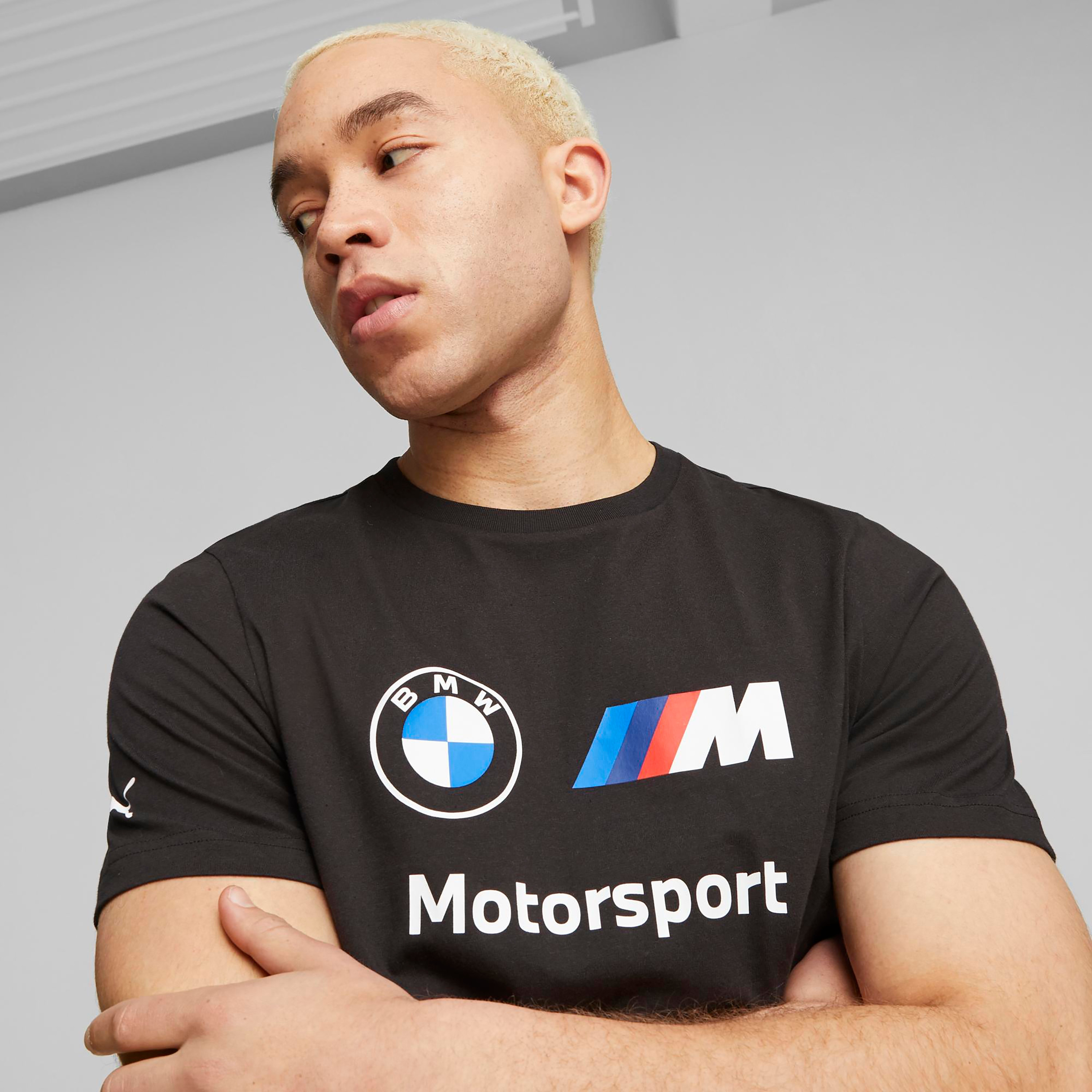 Puma Men's BMW MMS ESS Logo T-Shirt 62131401 | OE-men-clothing-sportswearandactivewear-tshirtsandpolos-image-3