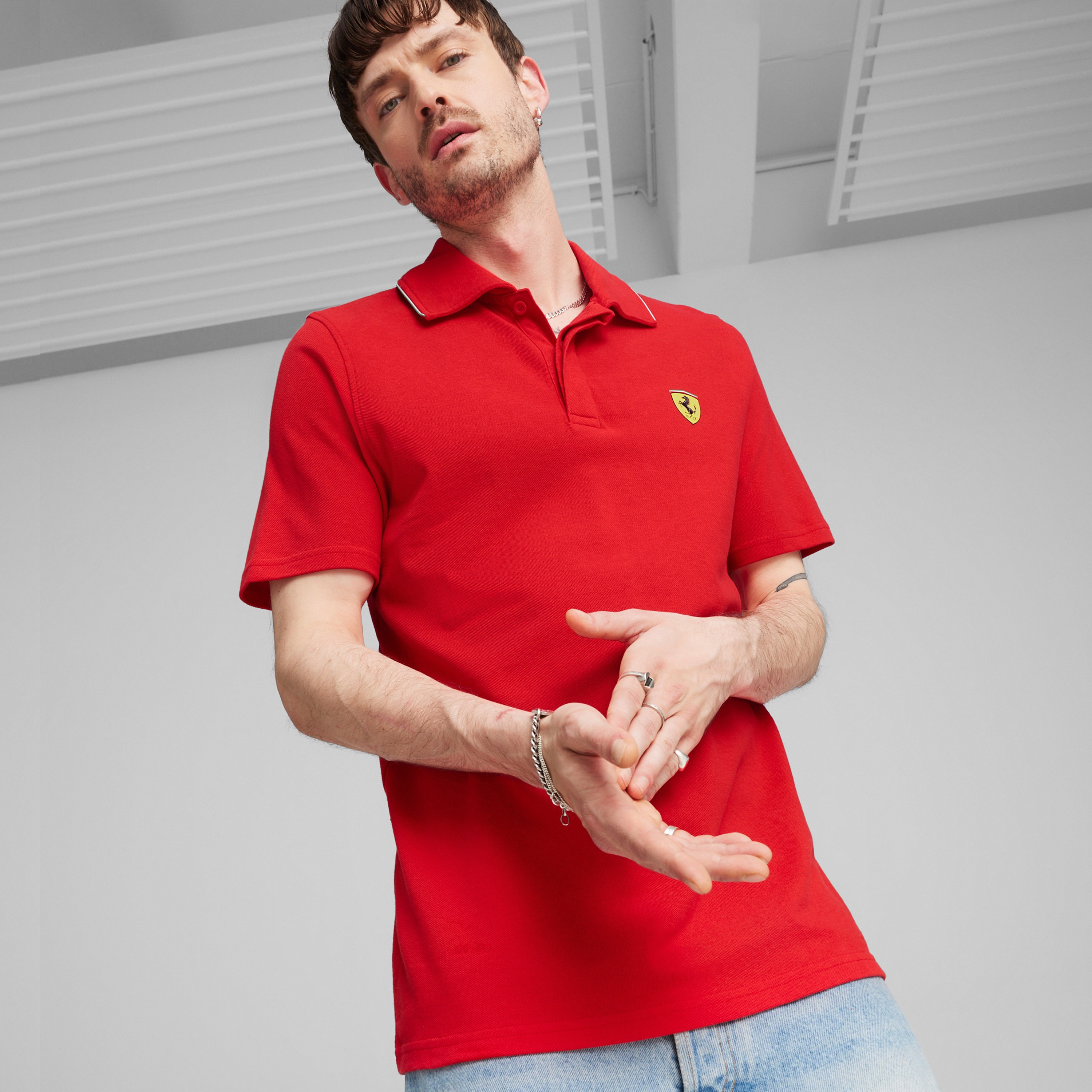 بوما تي شيرت بولو سباق فيراري للرجال 623801 |OE-men-clothing-tshirtsandpolos-polos-image-6
