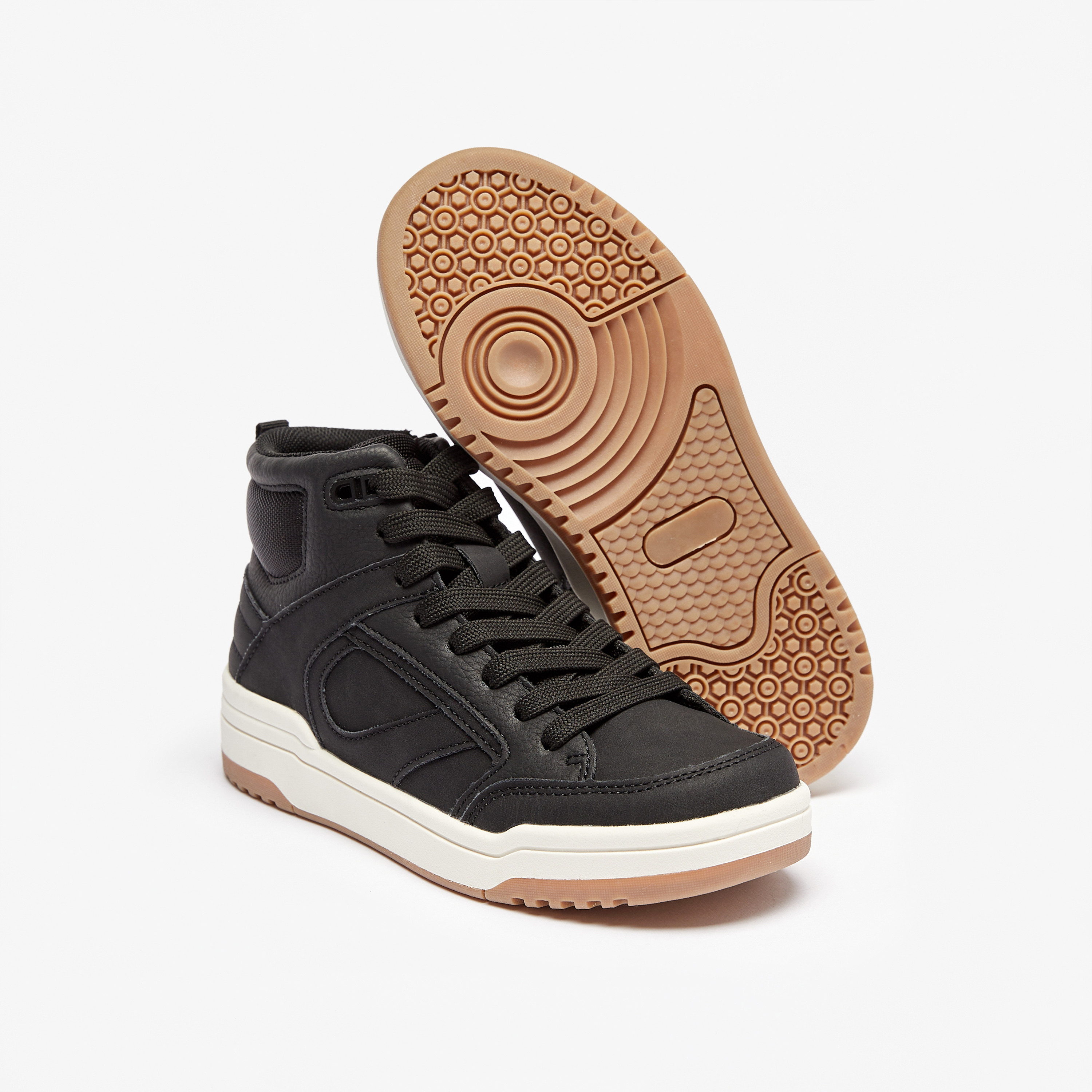 حذاء سنيكرز بكاحل مرتفع وسحاب إغلاق متعدد التصاميم من مستر دوتشيني-boys-shoes-sneakers-image-4