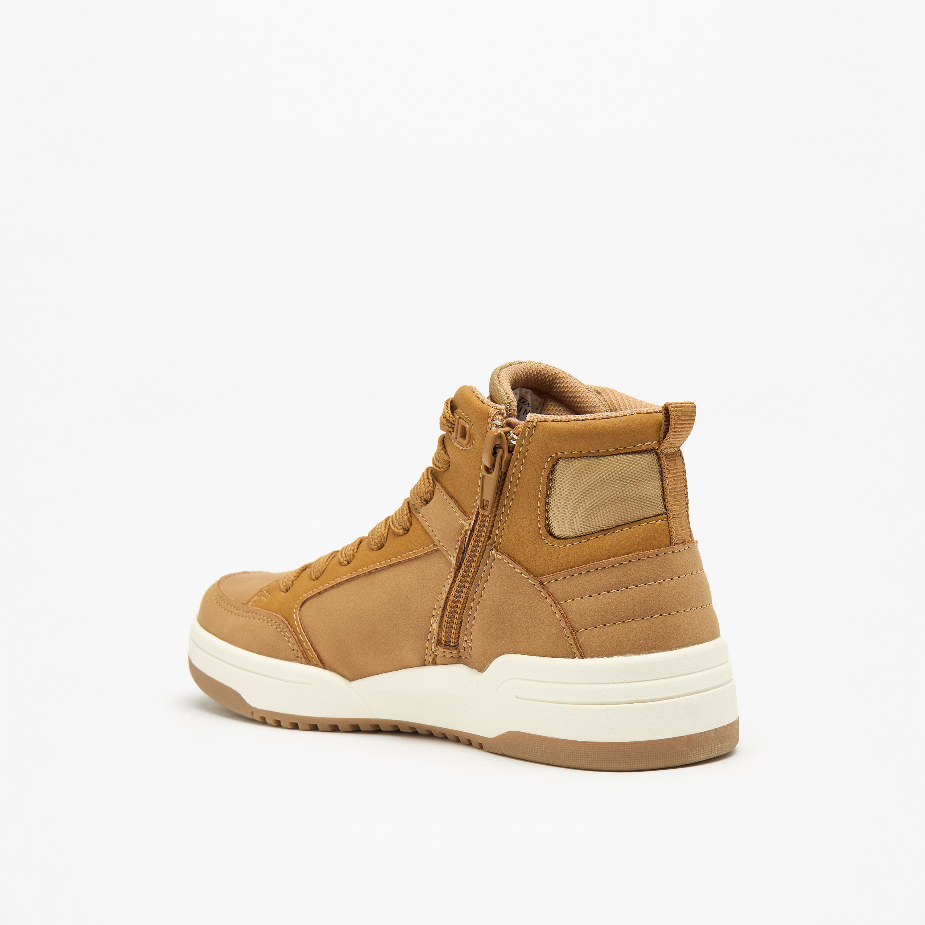حذاء سنيكرز بكاحل مرتفع وسحاب إغلاق متعدد التصاميم من مستر دوتشيني-boys-shoes-sneakers-image-2