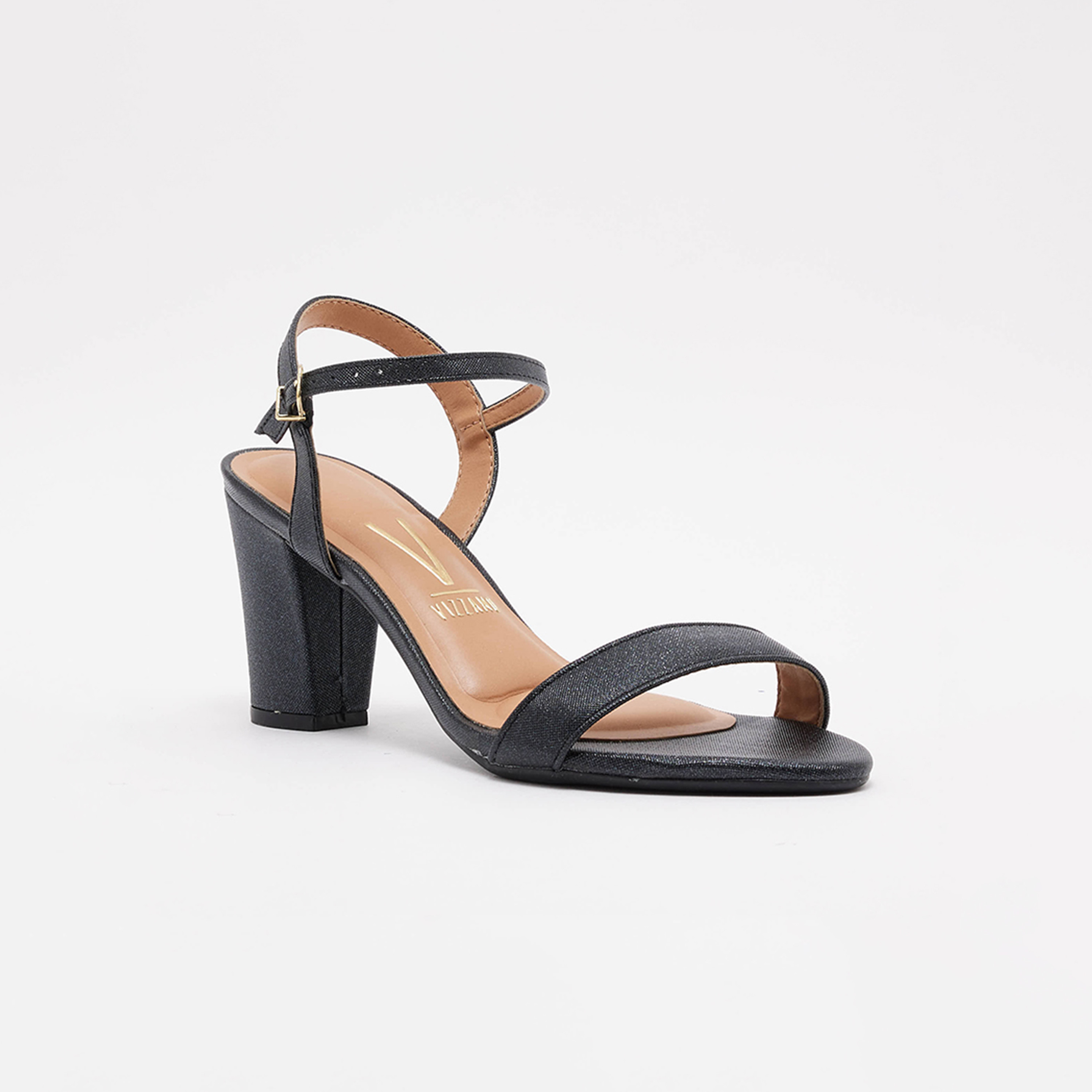 6262-474-11599 | صندل نسائي بكعب عريض مع رباط للكاحل من فيزانو-women-shoes-heels-image-1