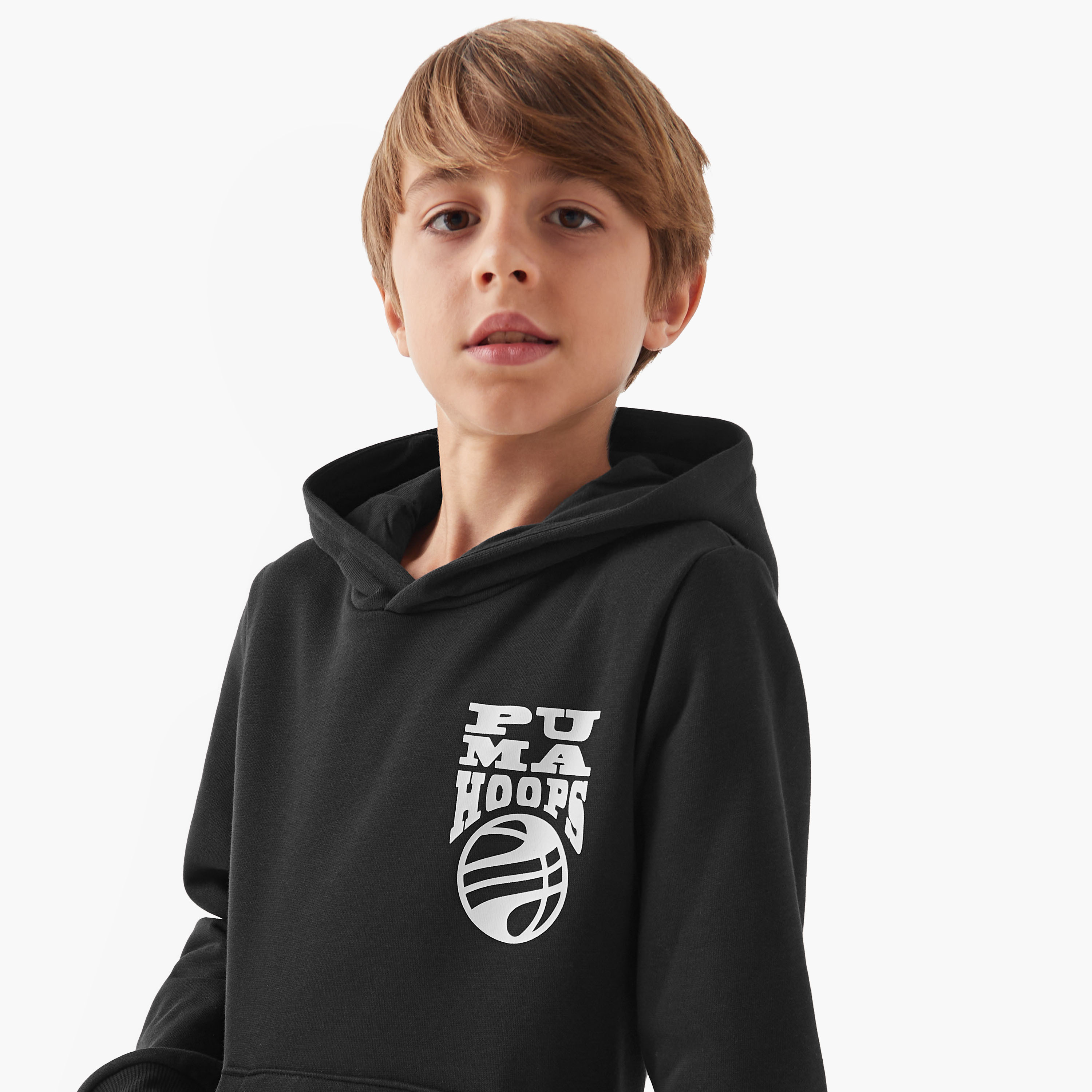 PUMA Graphic Print Hooded Sweatshirt with Long Sleeves-boys-clothing-sweatshirts-image-4