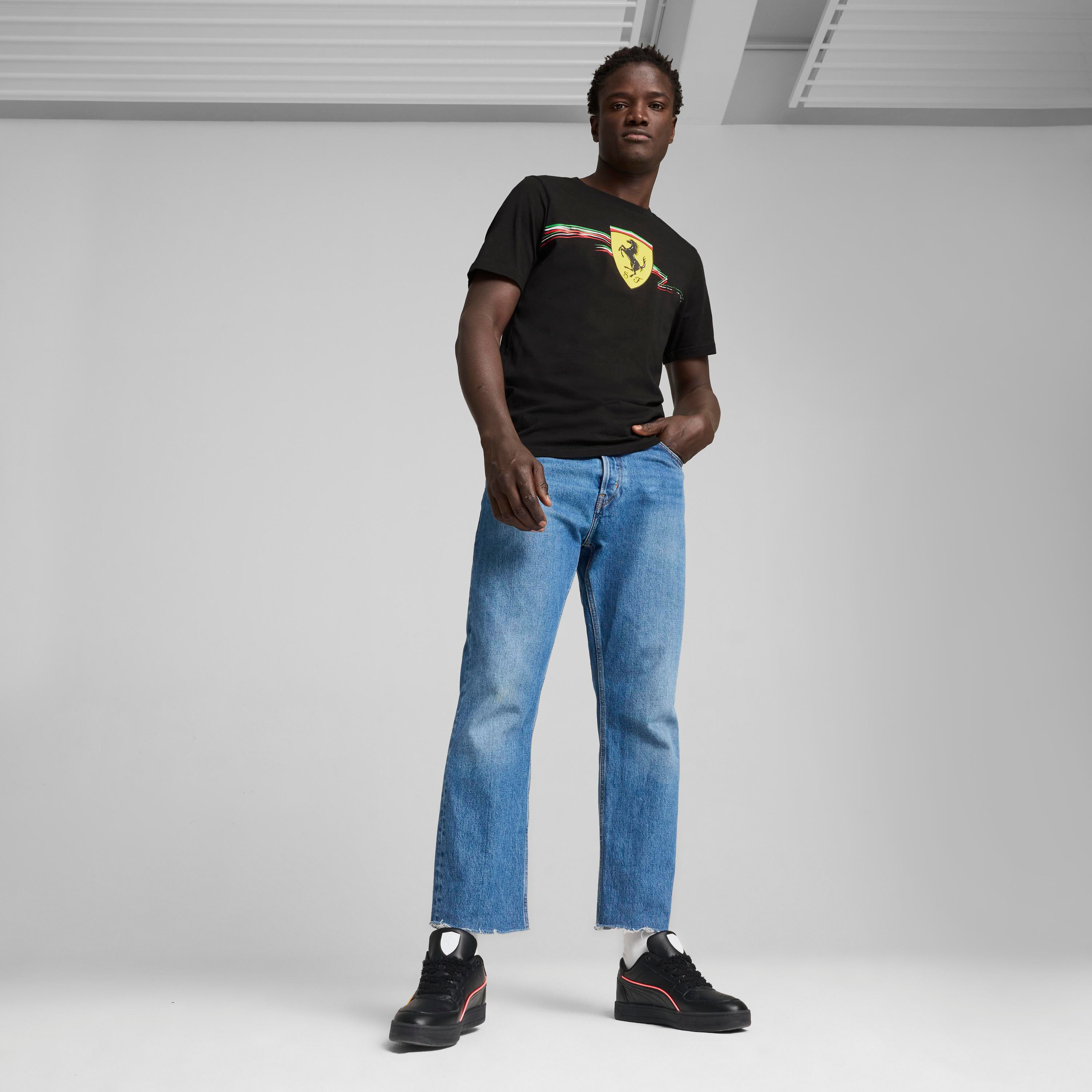Puma Men's Ferrari Race Big Shield T-Shirt | OE-men-clothing-sportswearandactivewear-tshirtsandpolos-image-2