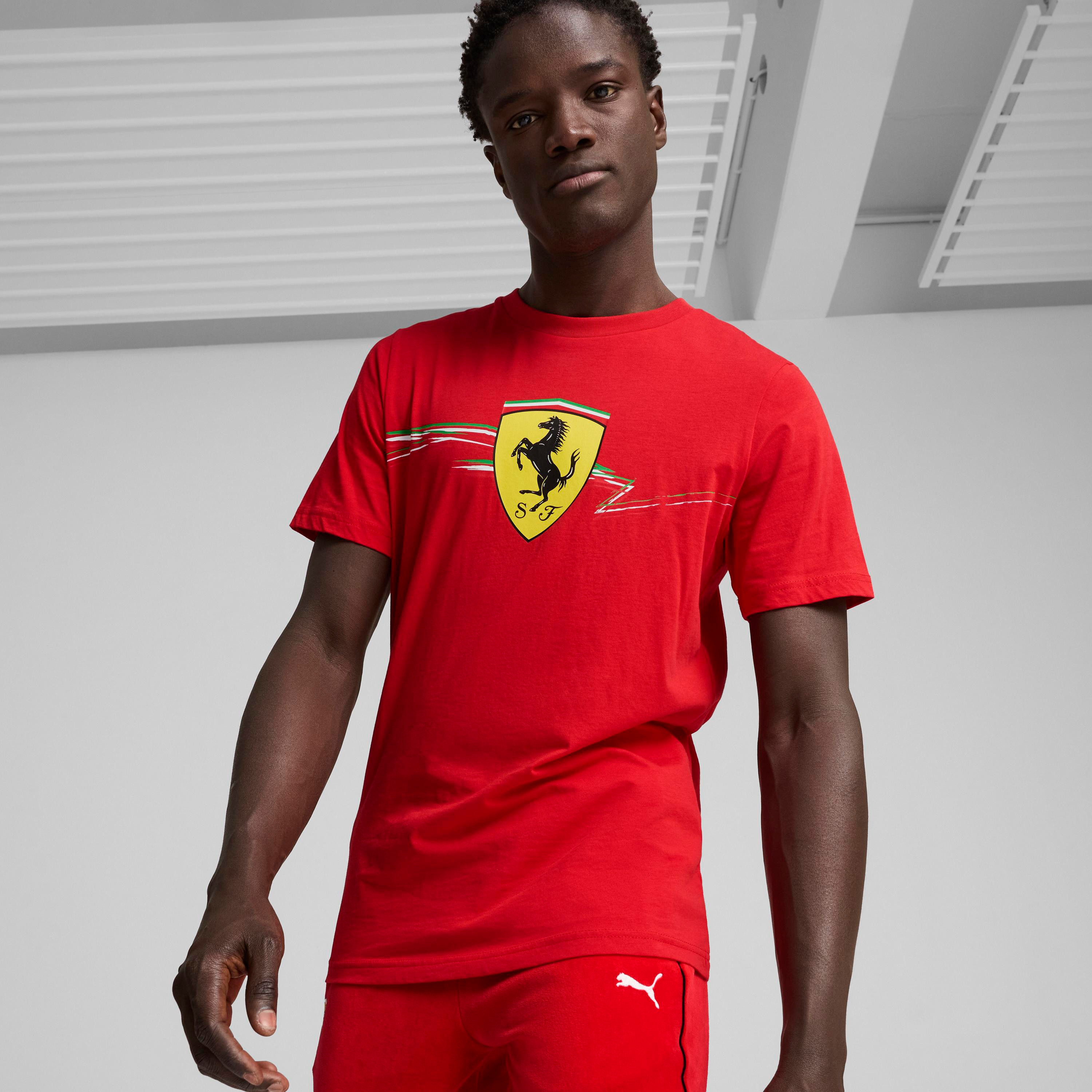 تيشيرت فيراري ريس بيج شيلد للرجال من بوما | OE-men-clothing-sportswearandactivewear-tshirtsandpolos-image-5