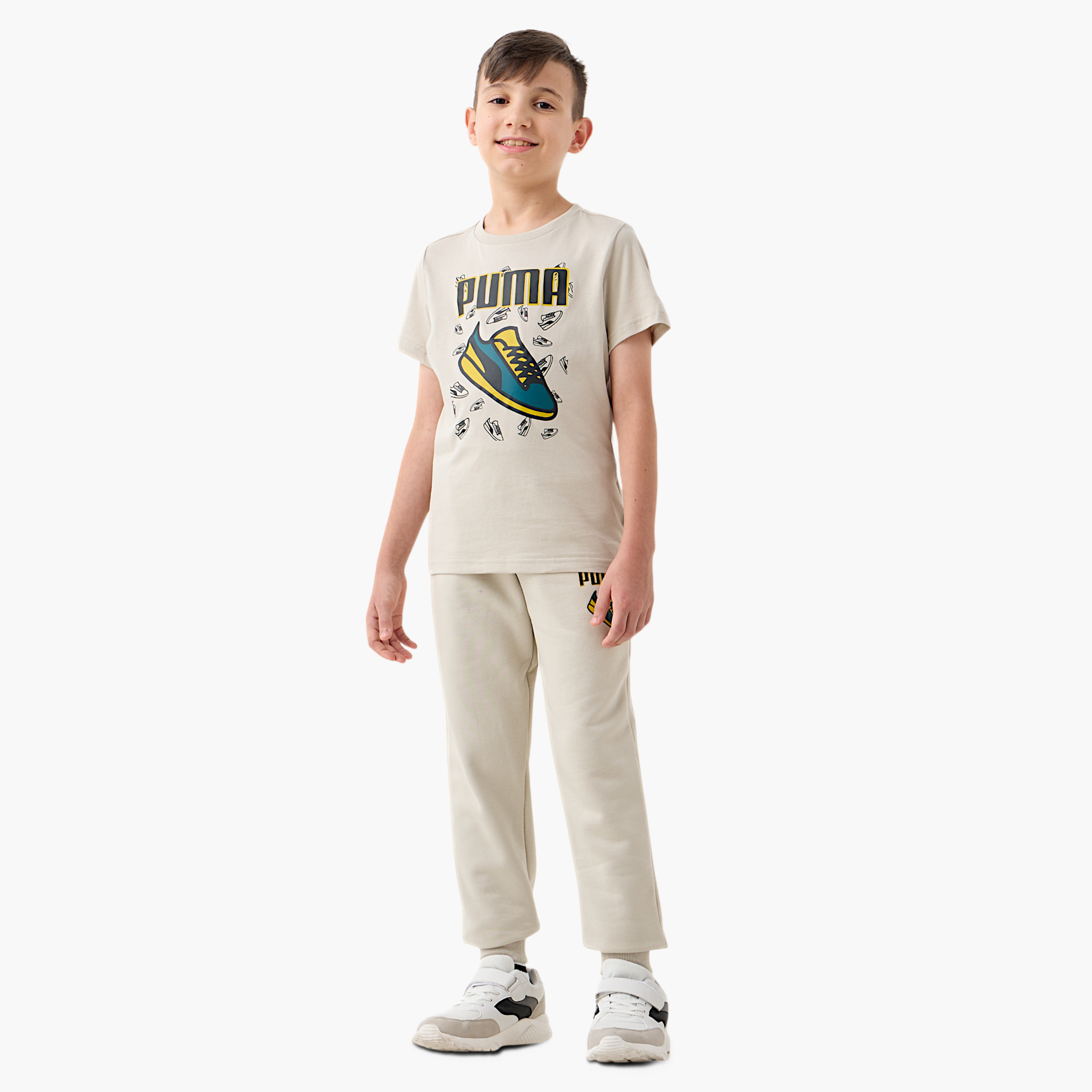 تيشيرت بياقة ضيقة وأكمام قصيرة وطبعات من بوما-sports-boys-clothing-tops-image-2