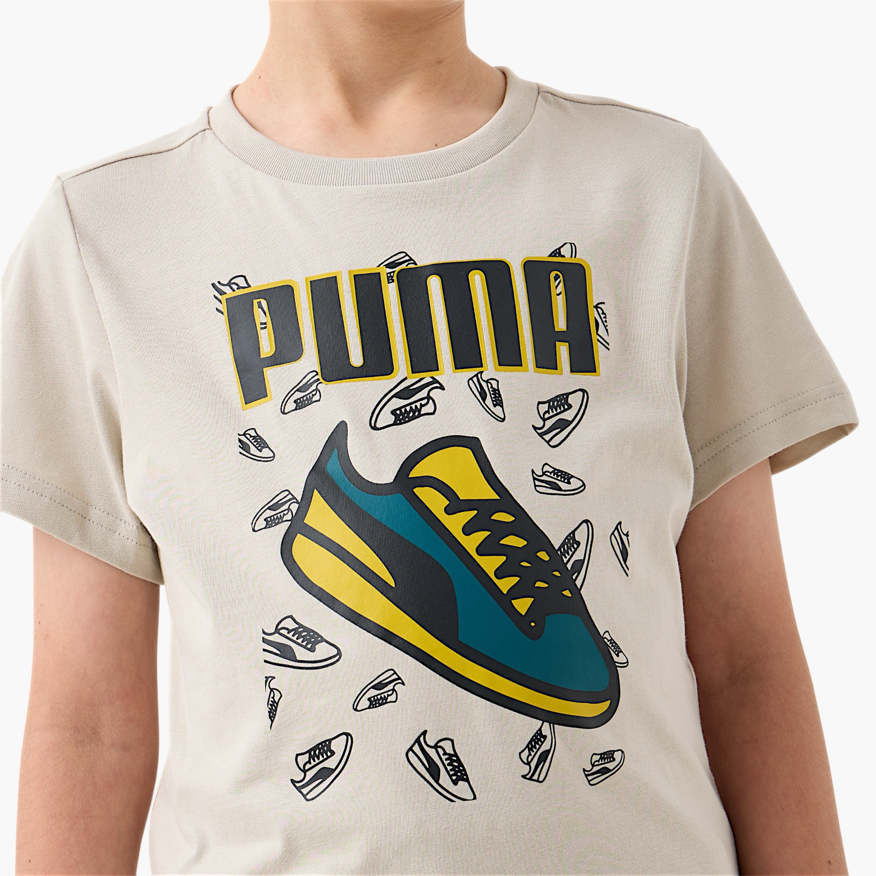 تيشيرت بياقة ضيقة وأكمام قصيرة وطبعات من بوما-sports-boys-clothing-tops-image-4