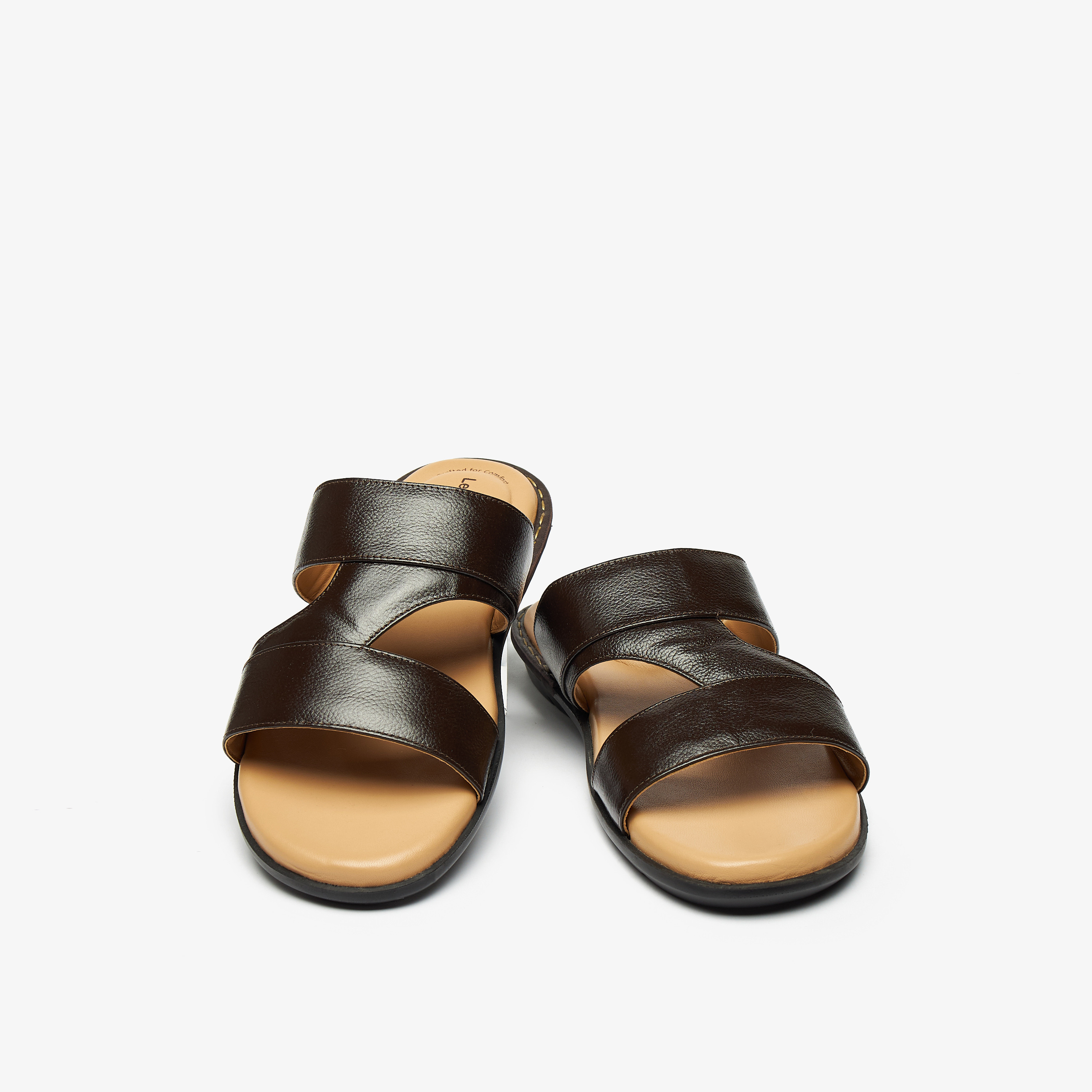 Buy Men Brown Casual Slippers Online | Walkway Shoes