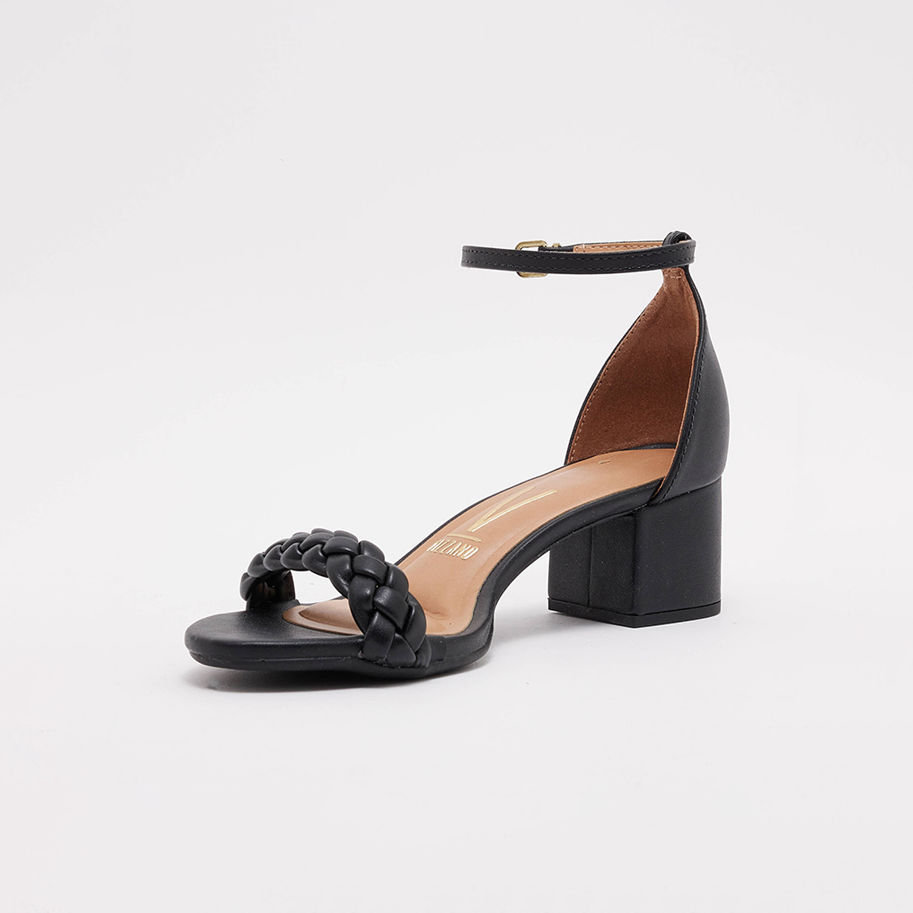 6291-1115-19949 | صندل نسائي مزين بكعب عريض مع رباط للكاحل من فيزانو-women-shoes-heels-image-2