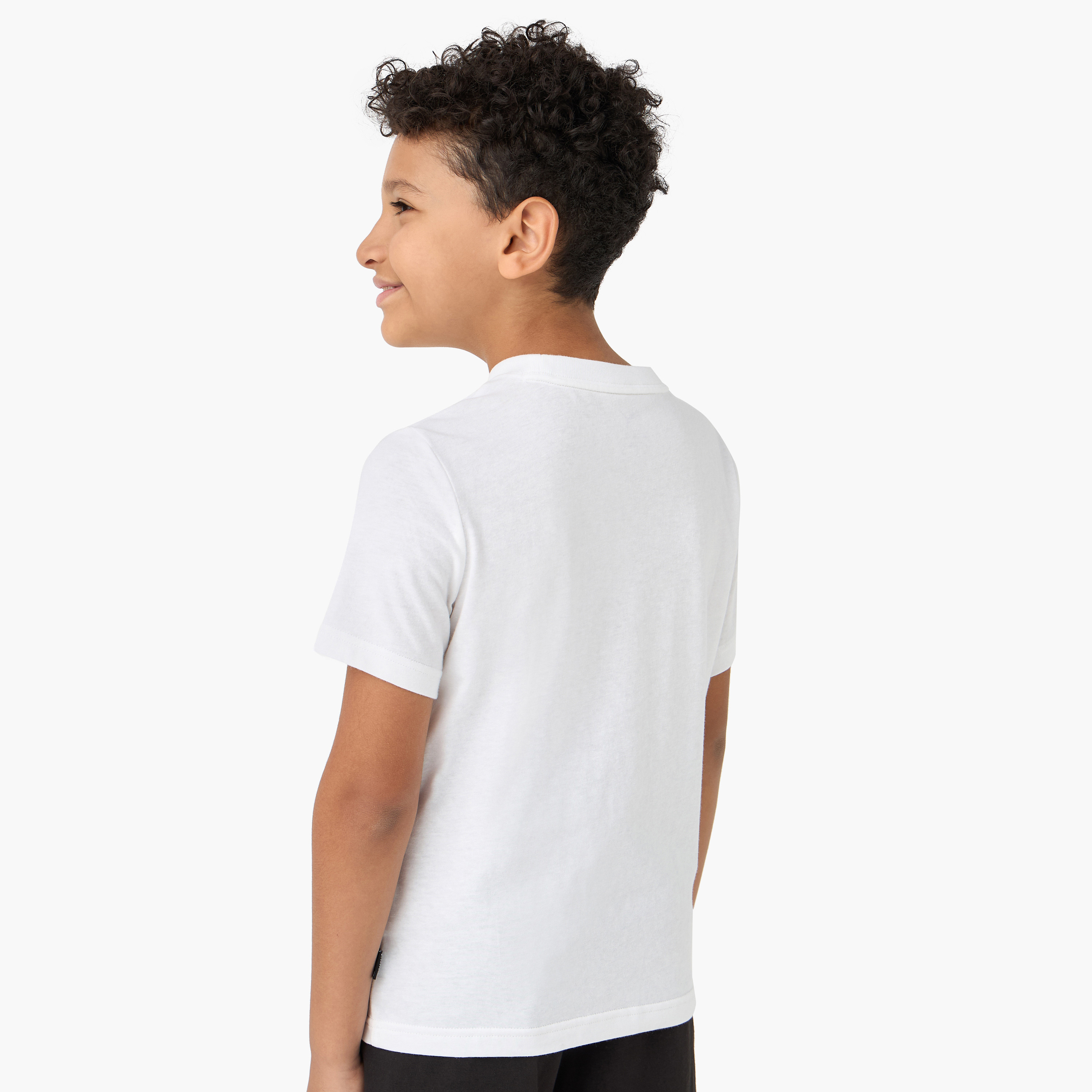 PUMA Graphic Print T-shirt with Short Sleeves-boys-clothing-sportswear-tops-image-3