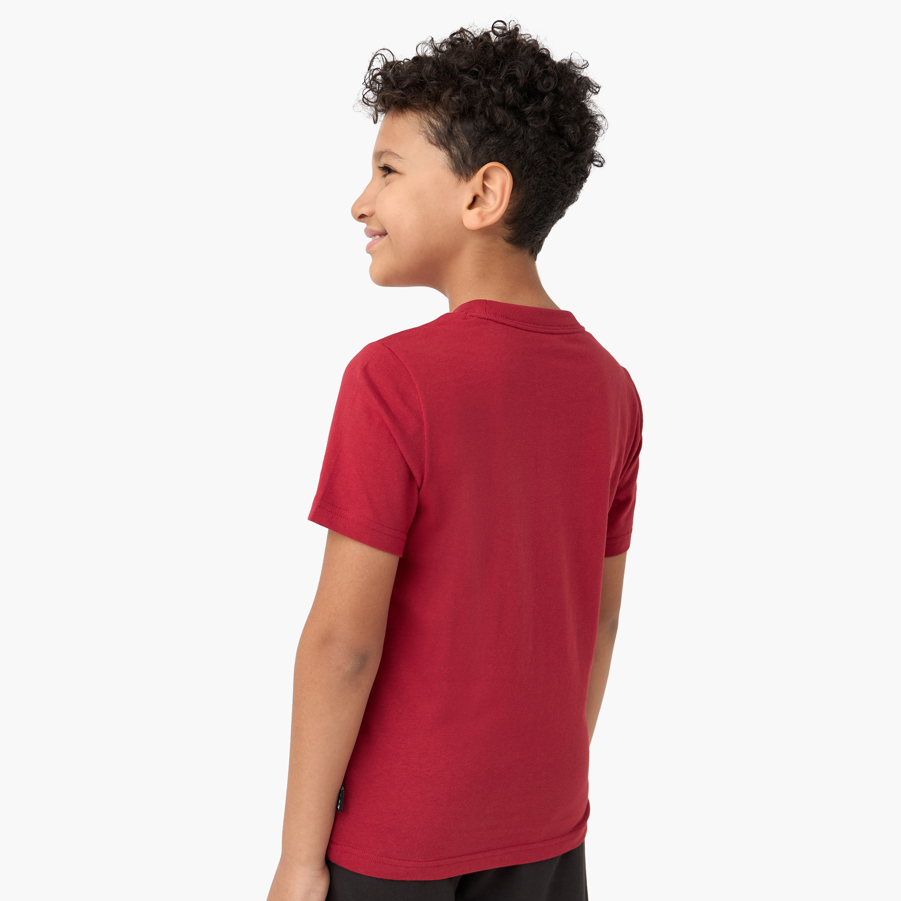 PUMA Graphic Print T-shirt with Short Sleeves-boys-clothing-sportswear-tops-image-3