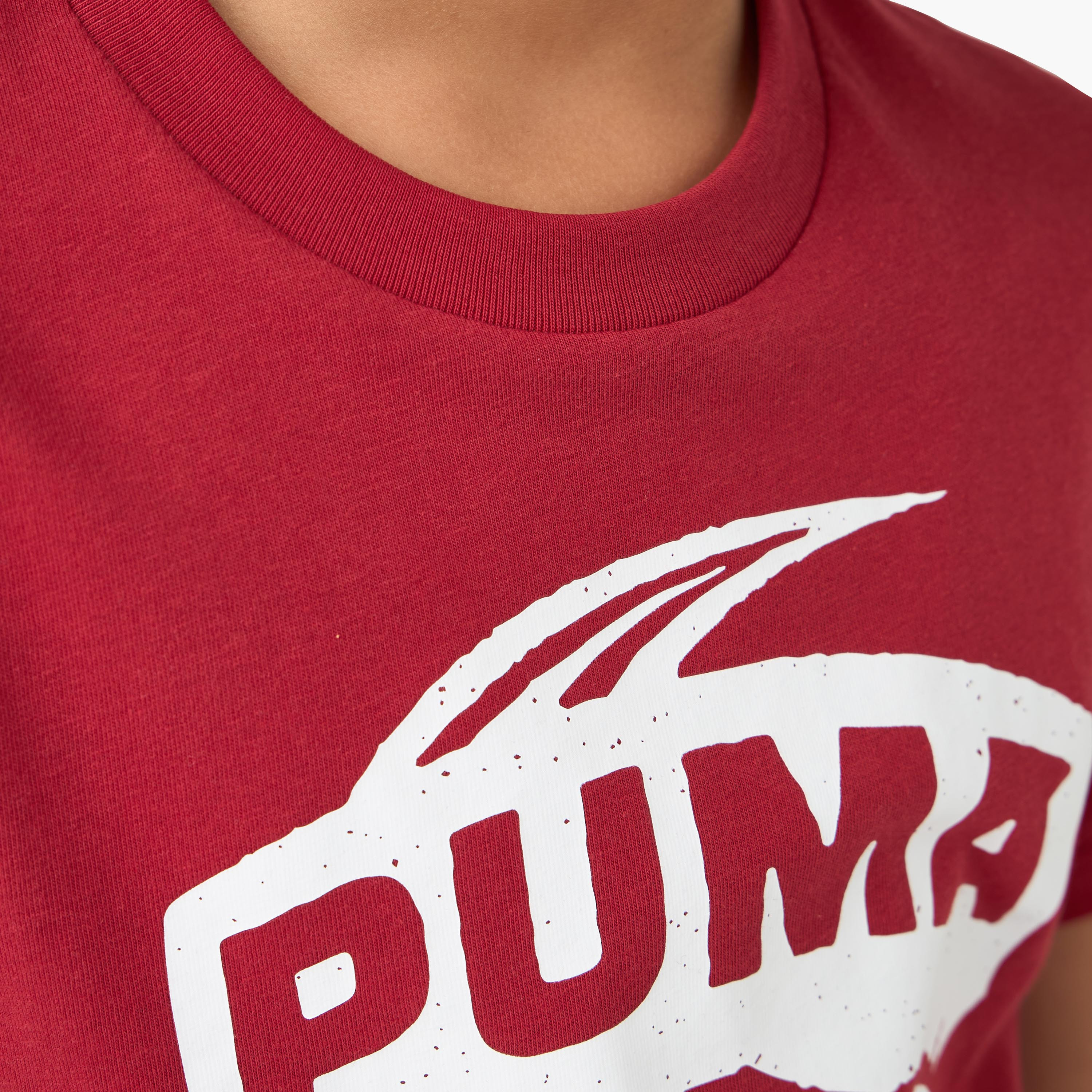 PUMA Graphic Print T-shirt with Short Sleeves-boys-clothing-sportswear-tops-image-5