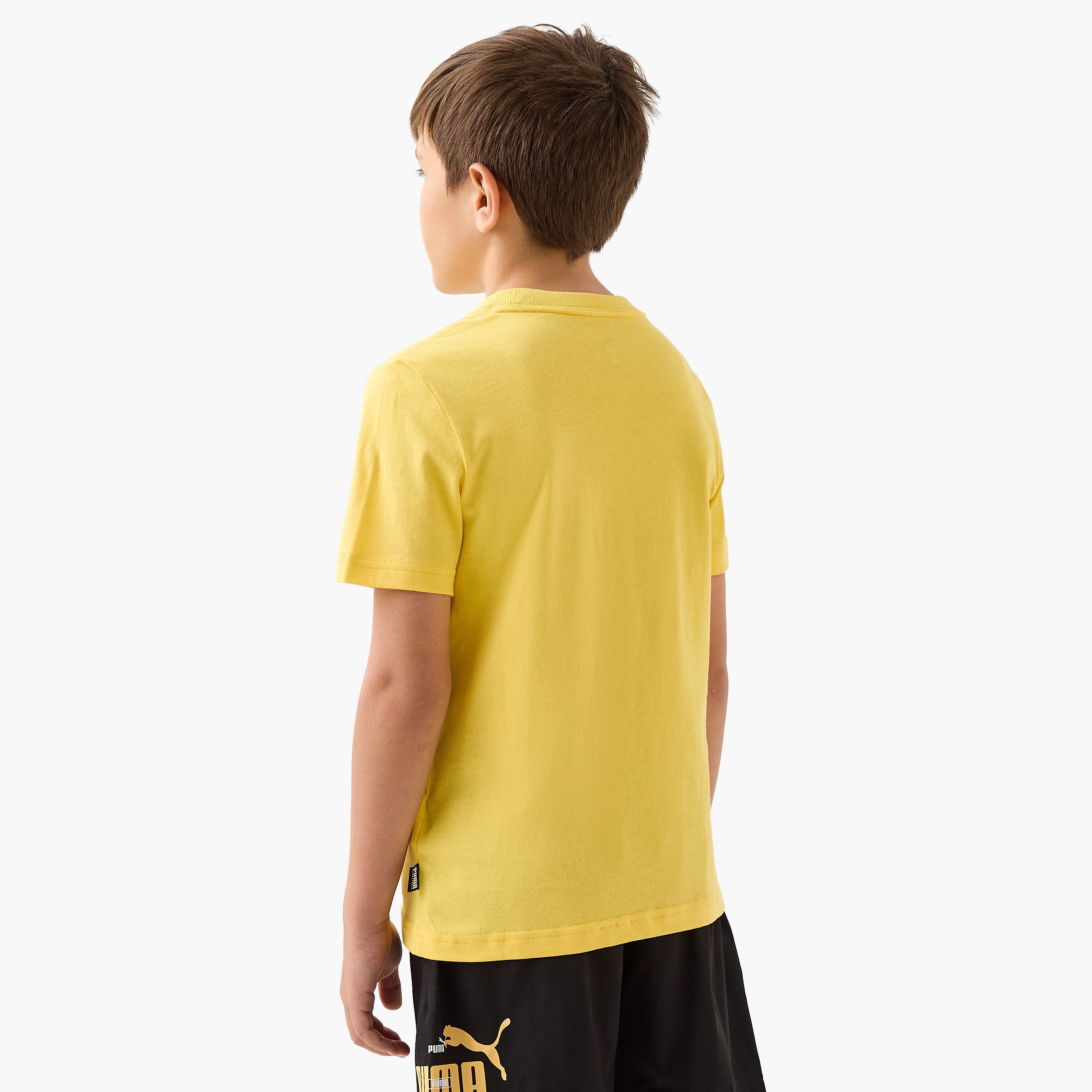 PUMA Graphic Print T-shirt with Short Sleeves-boys-clothing-sportswear-tops-image-3