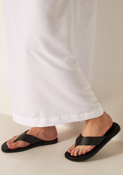Duchini Men's Slip-On Thong Sandals