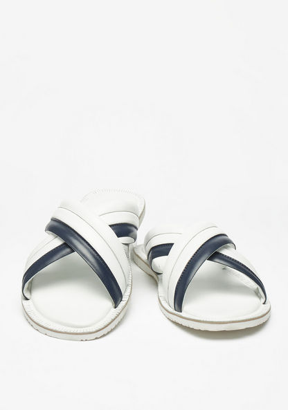 Duchini Men's Cross Strap Slip-On Sandals-Men%27s Sandals-image-2