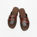 Duchini Men's Textured Slip-On Cross Strap Sandals-Men%27s Sandals-thumbnailMobile-1