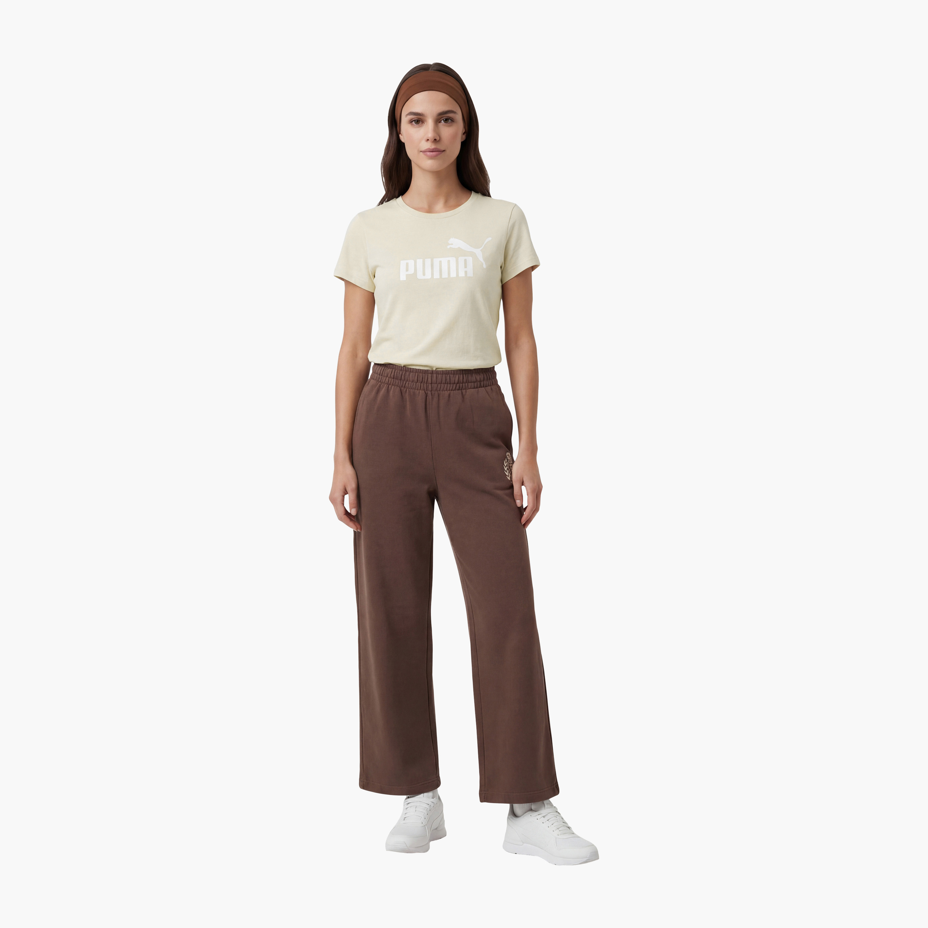 بوما - تيشيرت نسائي بأكمام قصيرة شعار معدني أنيق رقم 1-women-clothing-tshirts-image-8