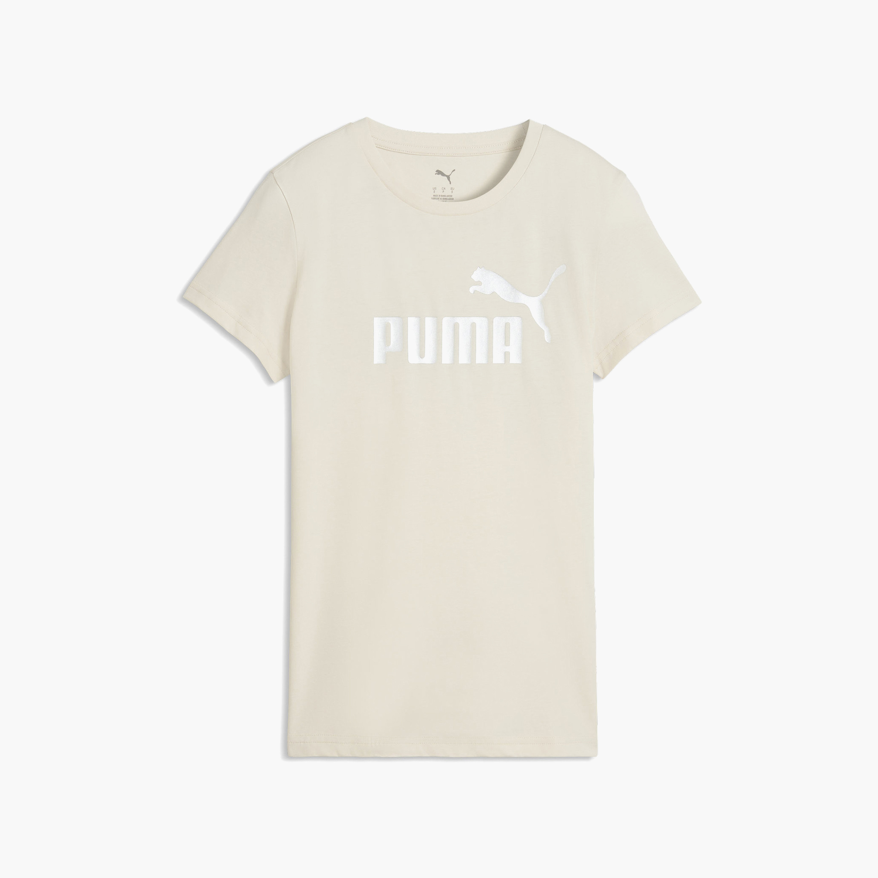 بوما - تيشيرت نسائي بأكمام قصيرة شعار معدني أنيق رقم 1-women-clothing-tshirts-image-2