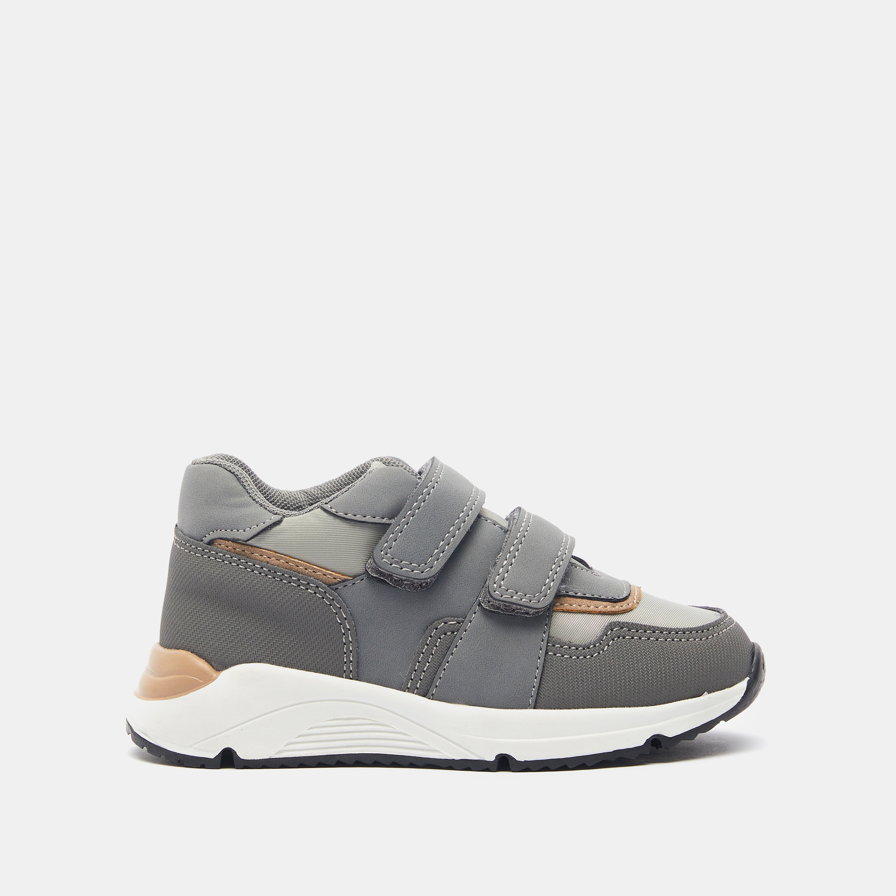 hook and loop closure sneakers