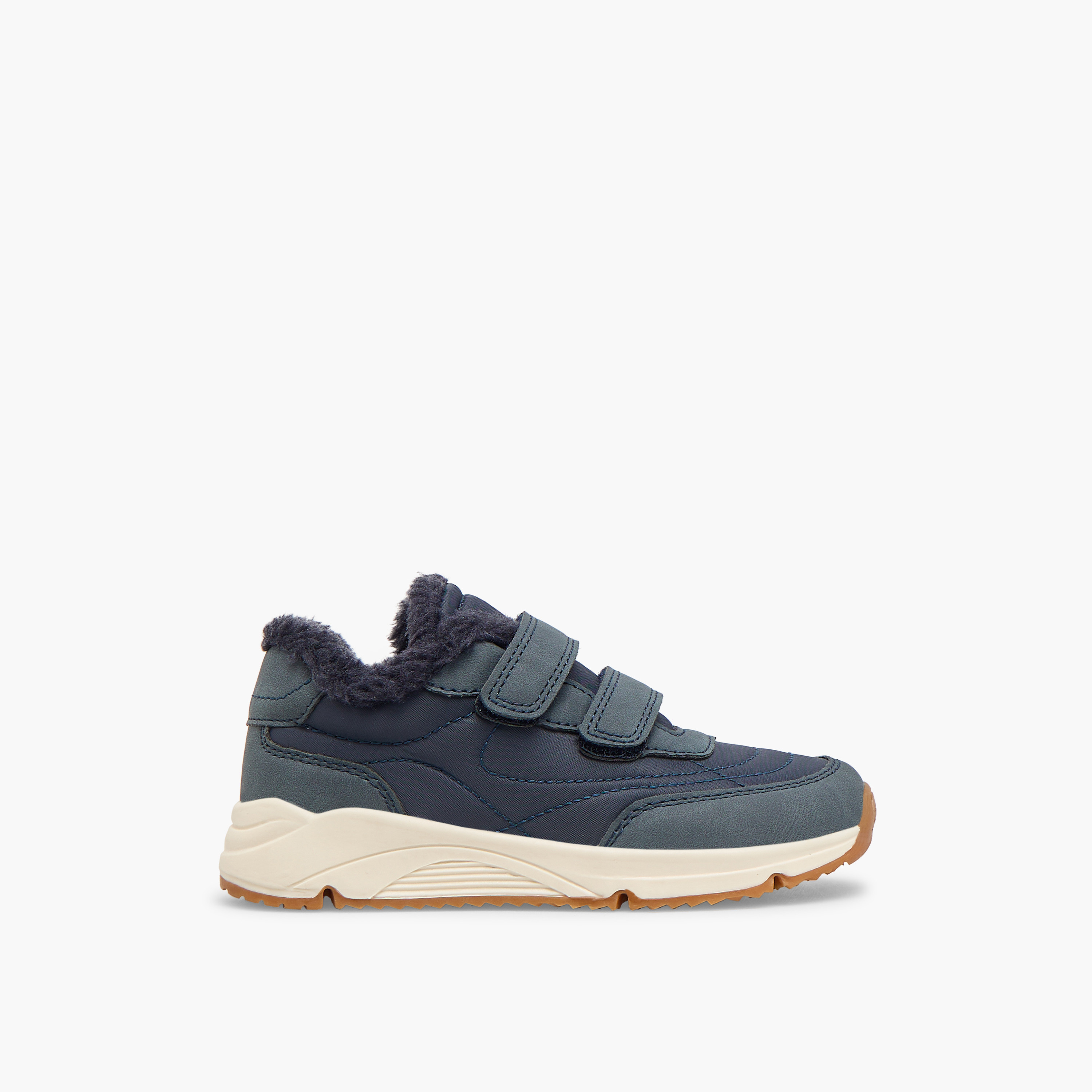 حذاء سنيكرز طول الكاحل بشريط إغلاق لاصق للأولاد من جونيورز-boys-shoes-sneakers-image-3