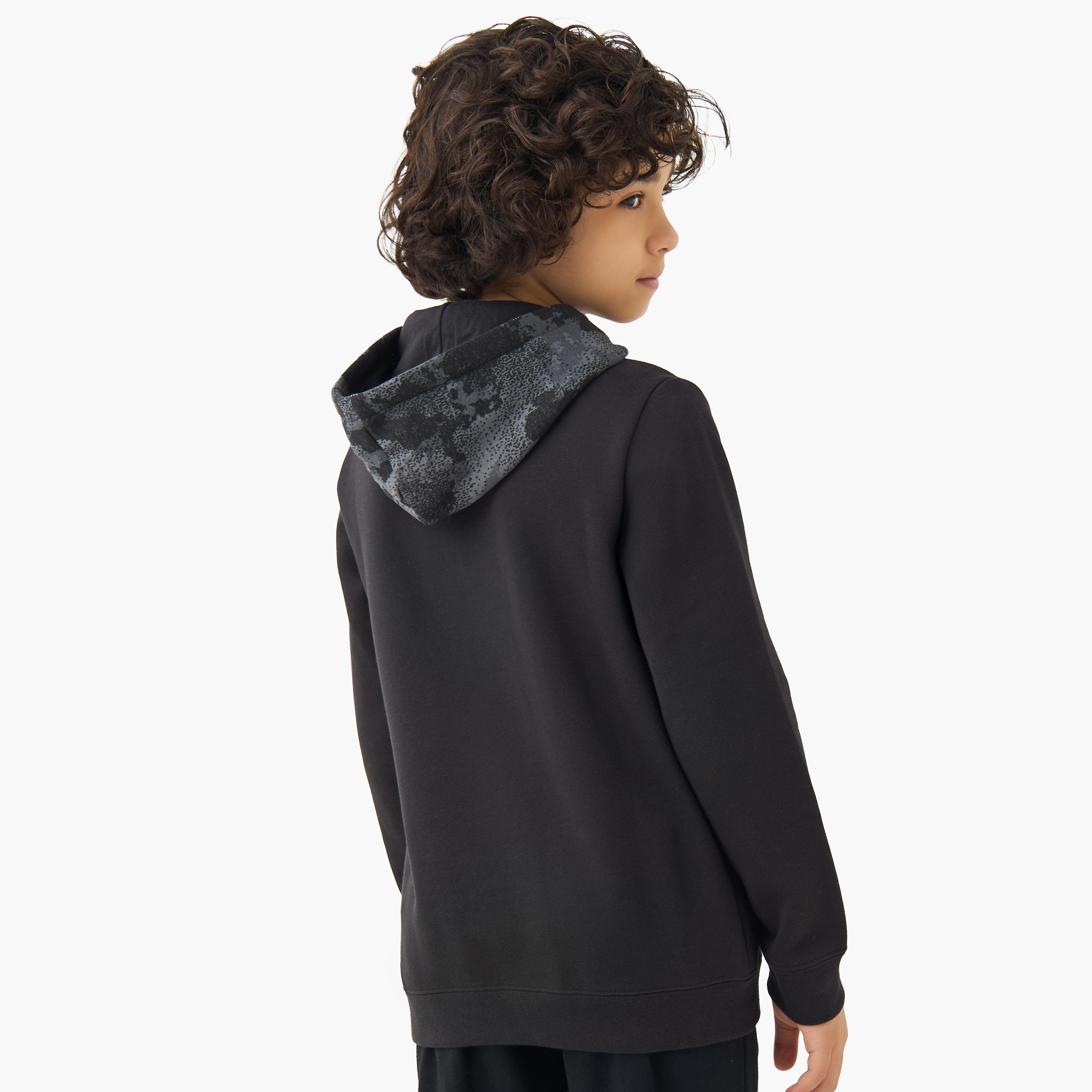 PUMA Boys Hooded Neck Sweatshirt with Kangaroo Pocket - Cotton - Long Sleeves-boys-clothing-sweatshirts-image-3