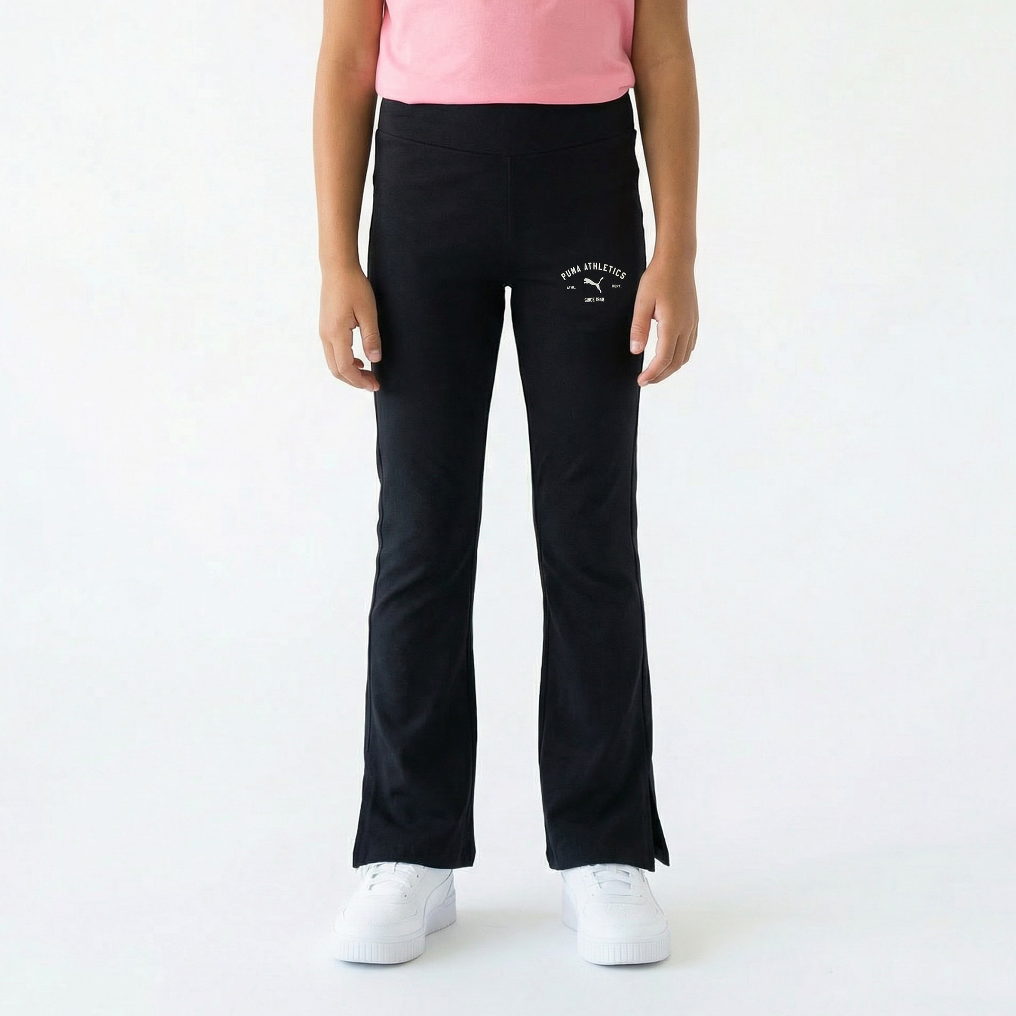 Puma Leggings with Flared Hem-girls-clothing-sportswear-bottoms-leggings-image-1