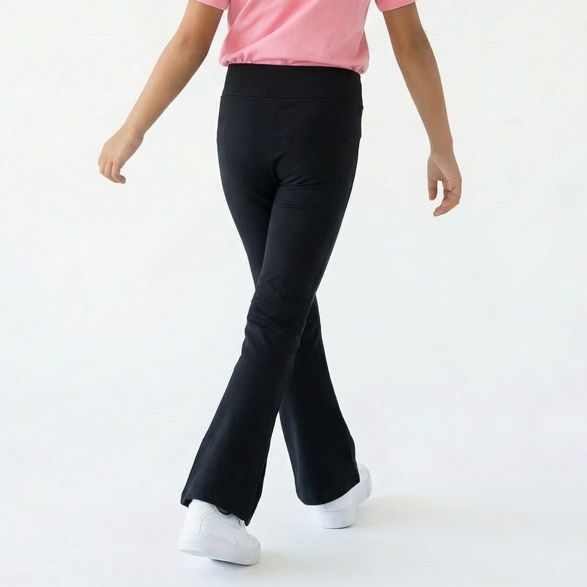 Puma Leggings with Flared Hem-girls-clothing-sportswear-bottoms-leggings-image-3