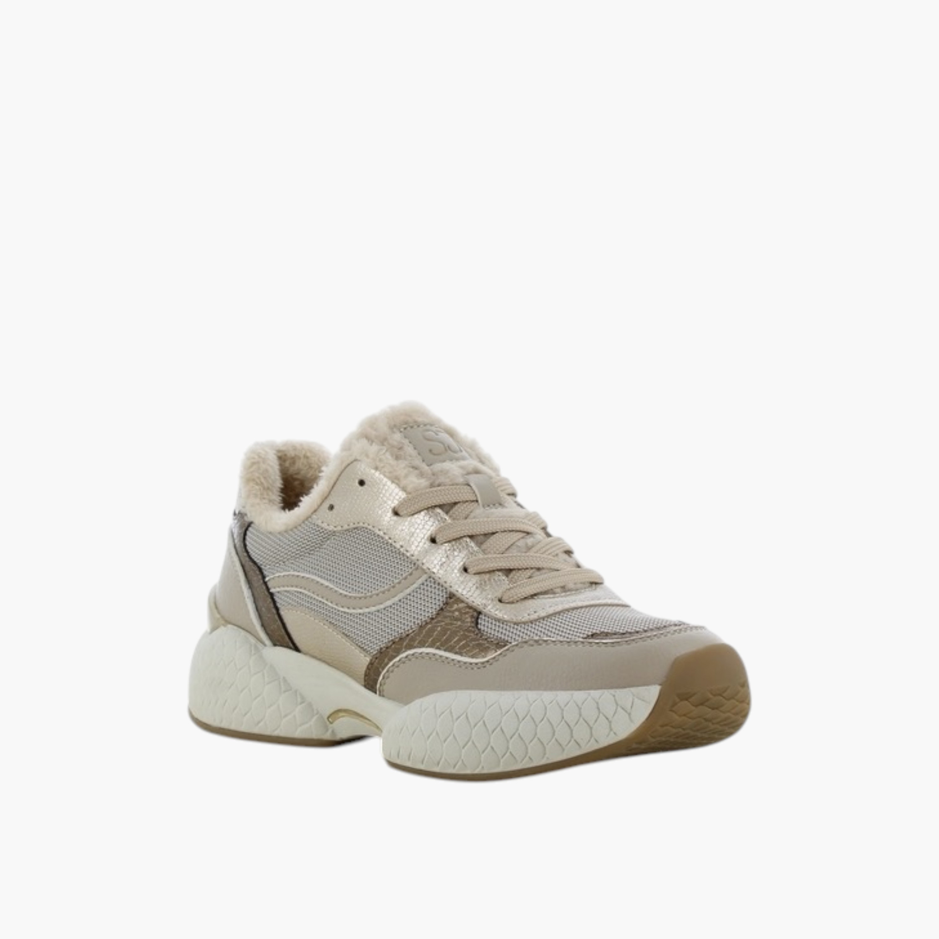 SJ Women's Panelled Lace-Up Sneakers-women-shoes-sneakers-image-1