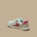 Juniors Panelled Sneakers with Hook and Loop Closure-Girl%27s Sneakers-thumbnailMobile-2
