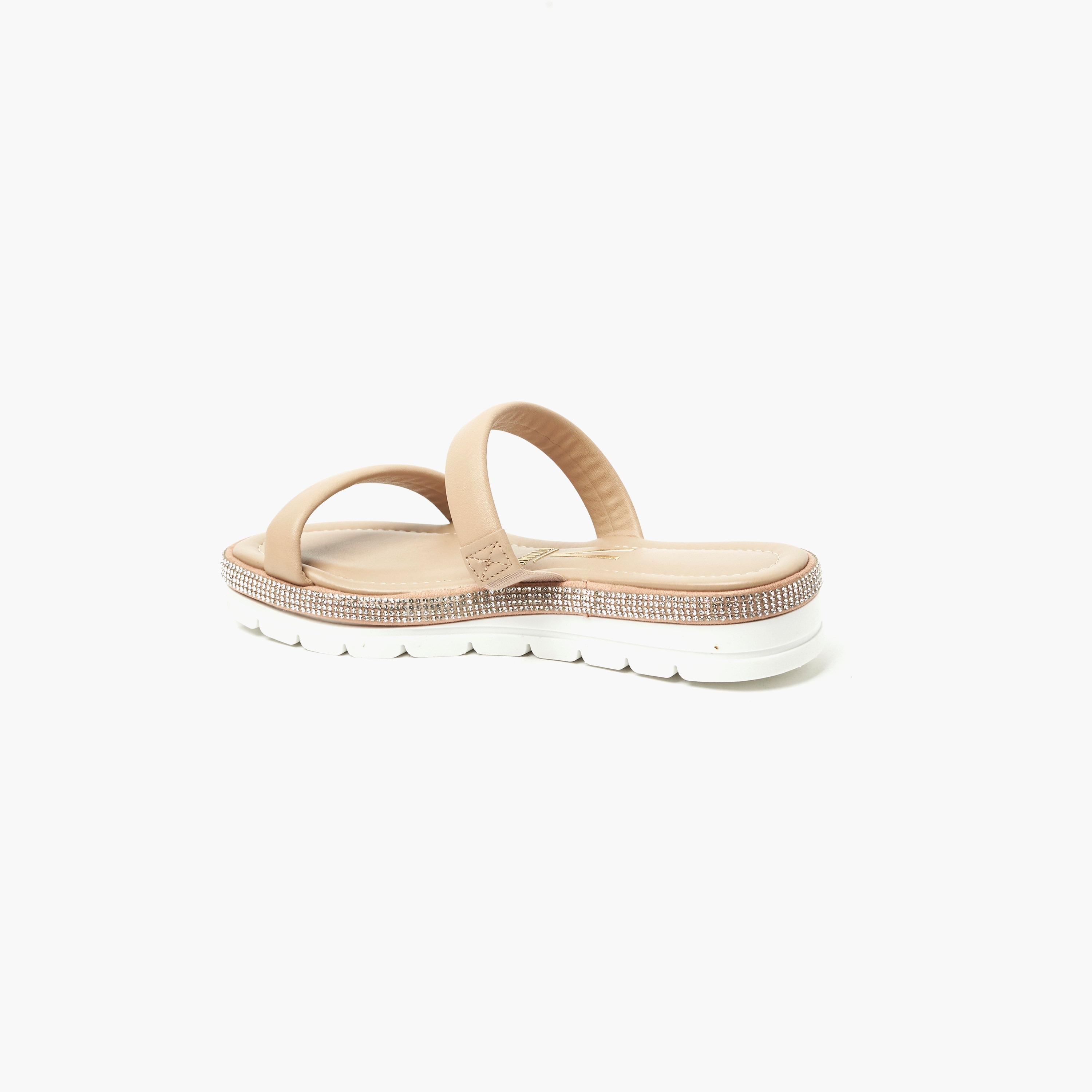 صندل نسائي مريح مسطح مع لمسة من الكريستال من فيزانو | 6388-540-19085-women-shoes-sandals-flats-image-3