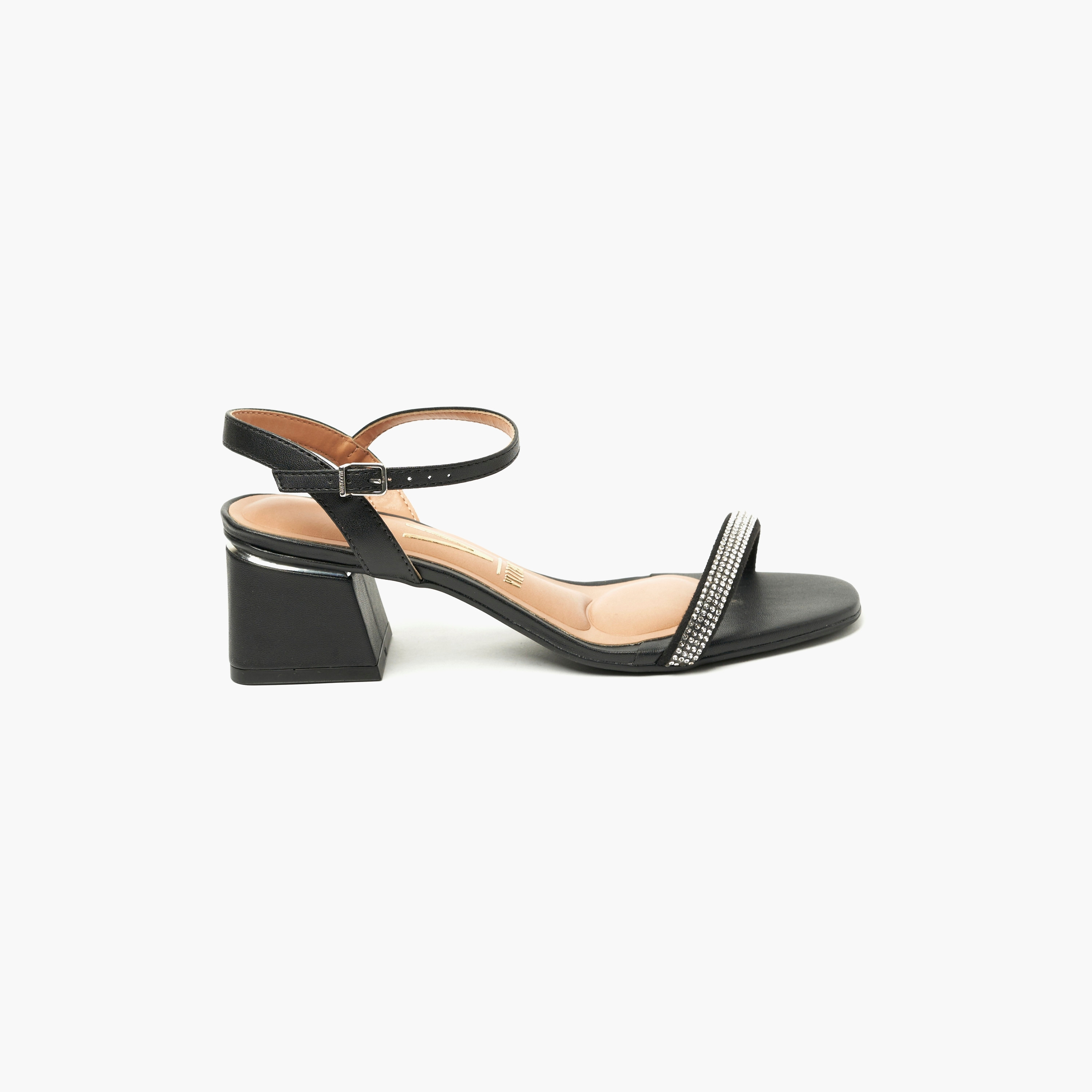 صندل حذاء نسائي بكعب عريض مع لمسة من الكريستال من فيزانو | 6428-130-24448-women-shoes-heels-image-2