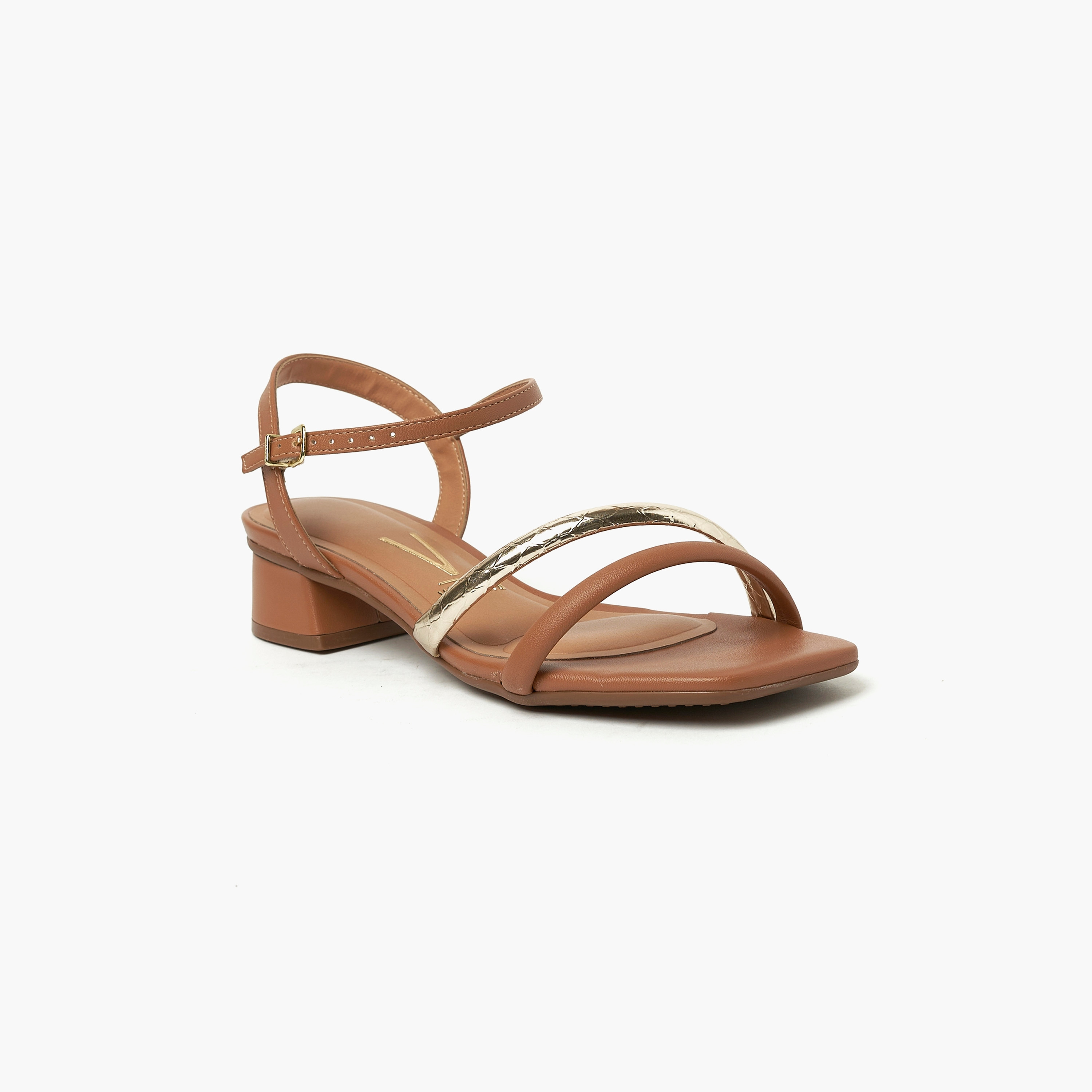 صندل حذاء نسائي بكعب عريض مع حزام خلفي من فيزانو | 6454-116-26490-women-shoes-heels-image-1