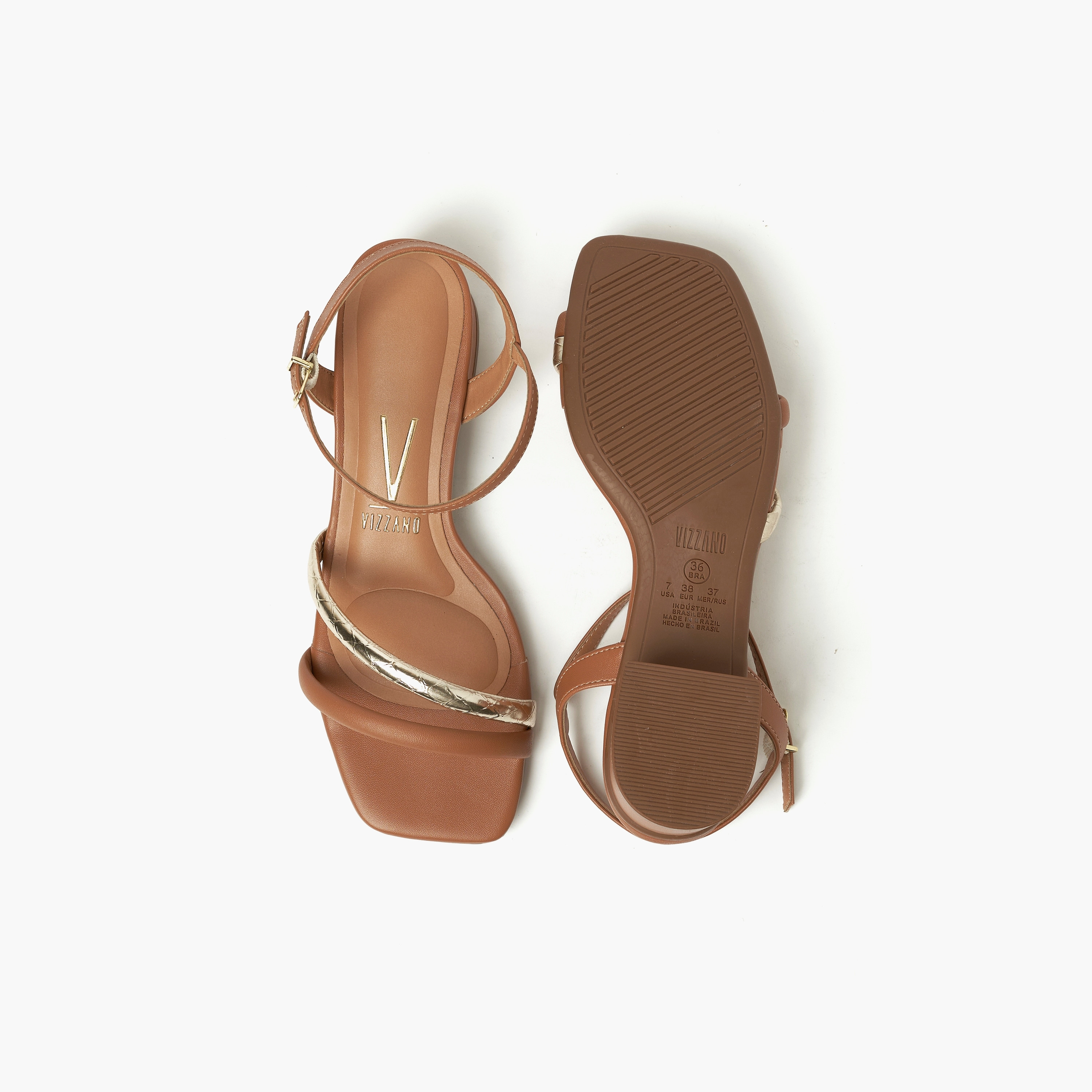 صندل حذاء نسائي بكعب عريض مع حزام خلفي من فيزانو | 6454-116-26490-women-shoes-heels-image-4