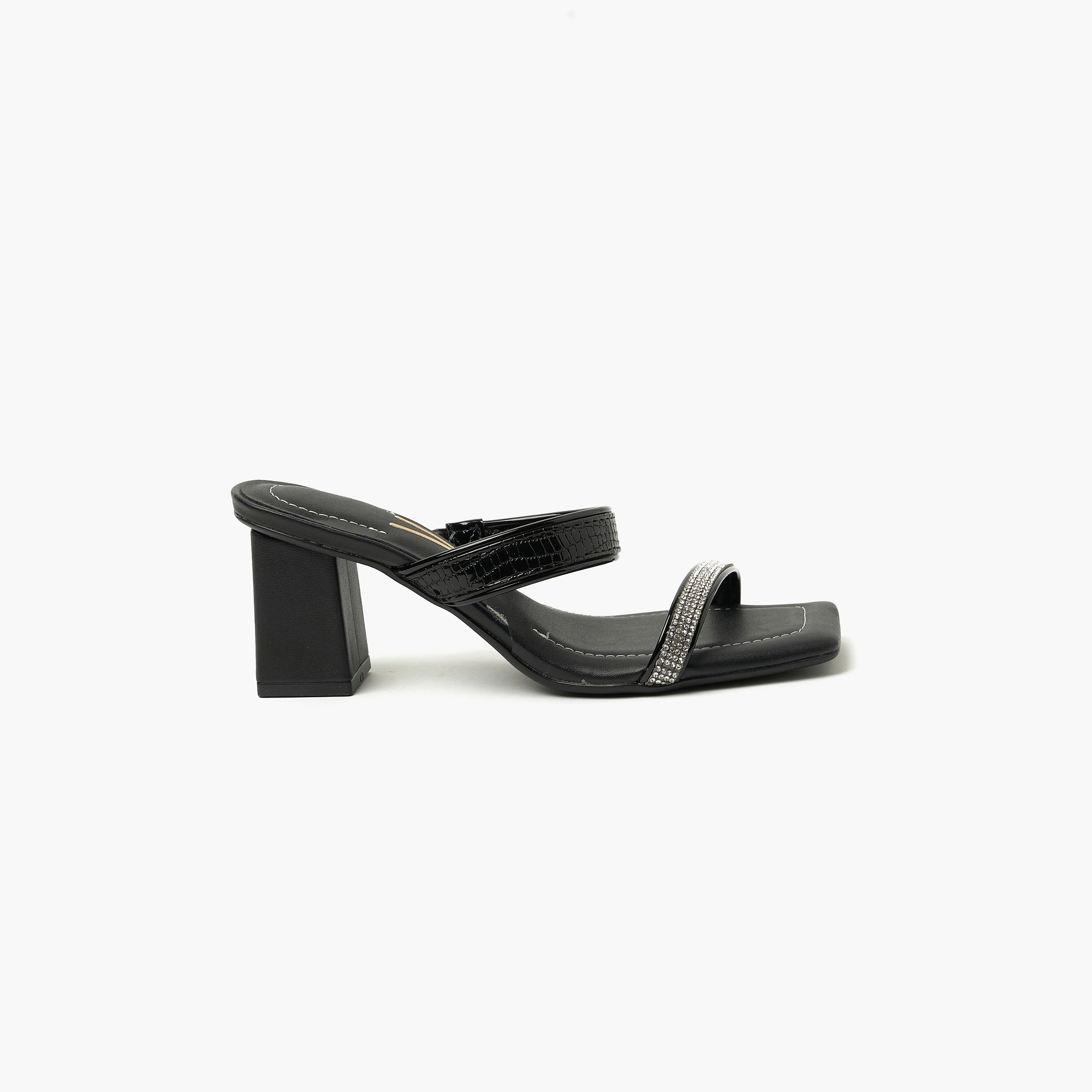 حذاء نسائي بكعب عريض مع لمسة من الكريستال من فيزانو | 6455-123-26648-women-shoes-heels-image-2