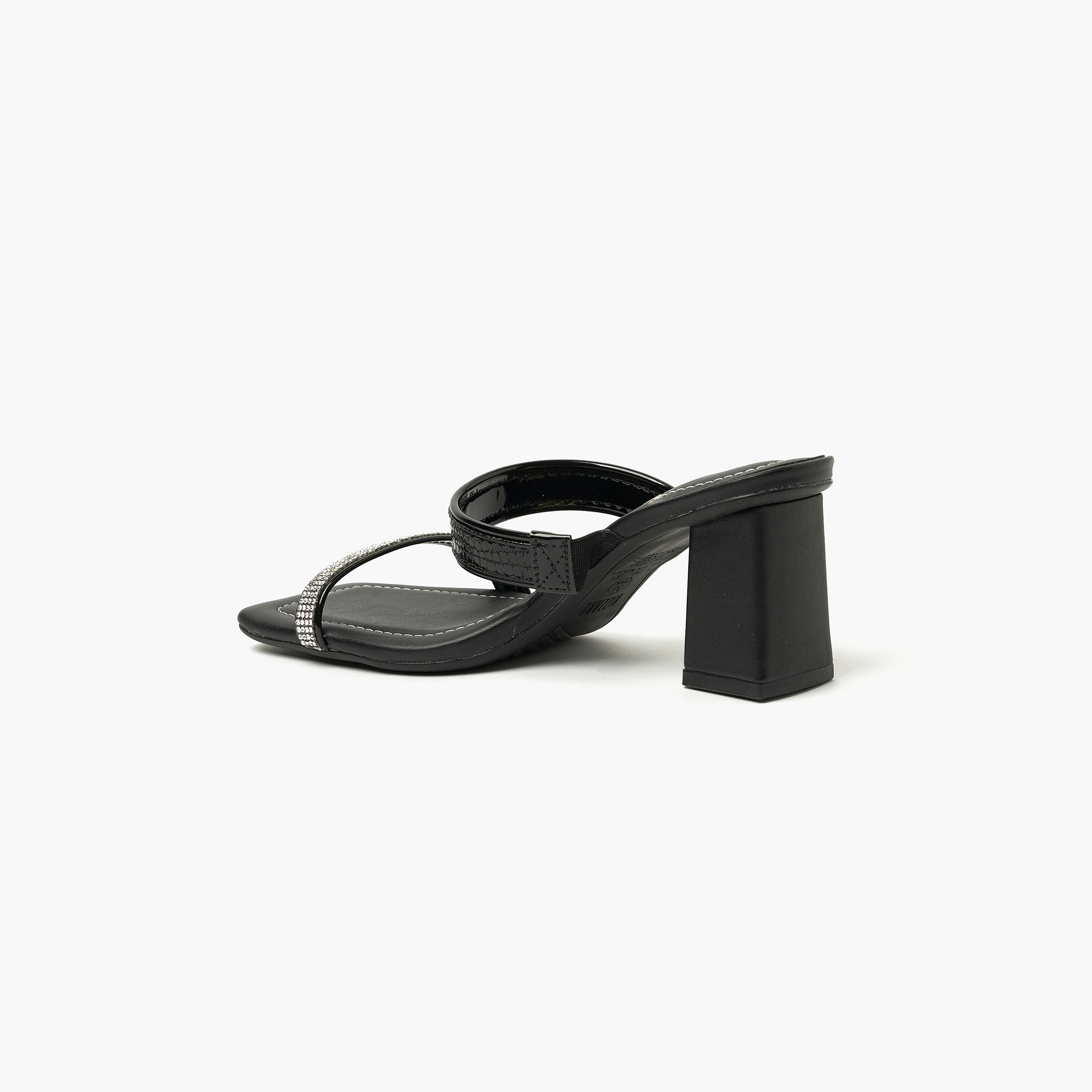 حذاء نسائي بكعب عريض مع لمسة من الكريستال من فيزانو | 6455-123-26648-women-shoes-heels-image-3