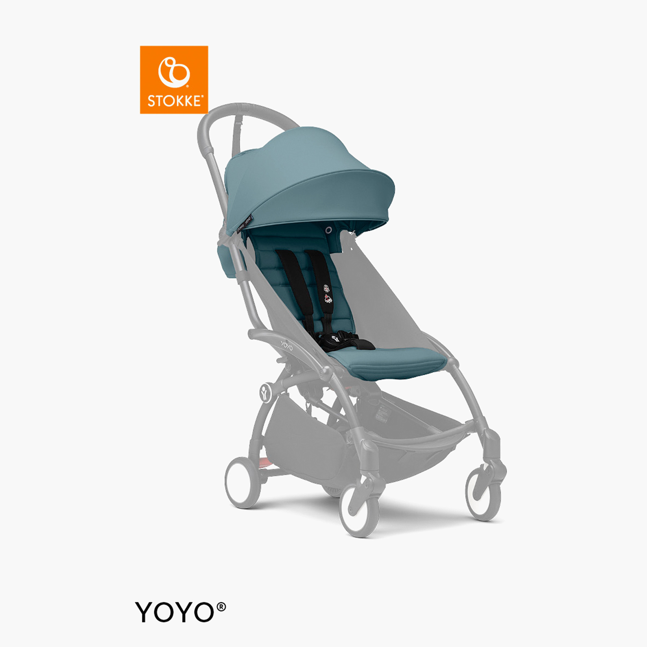 Stokke YOYO³ Black frame with 6+ color pack Aqua-baby-gear-strollersandprams-strollers-image-8