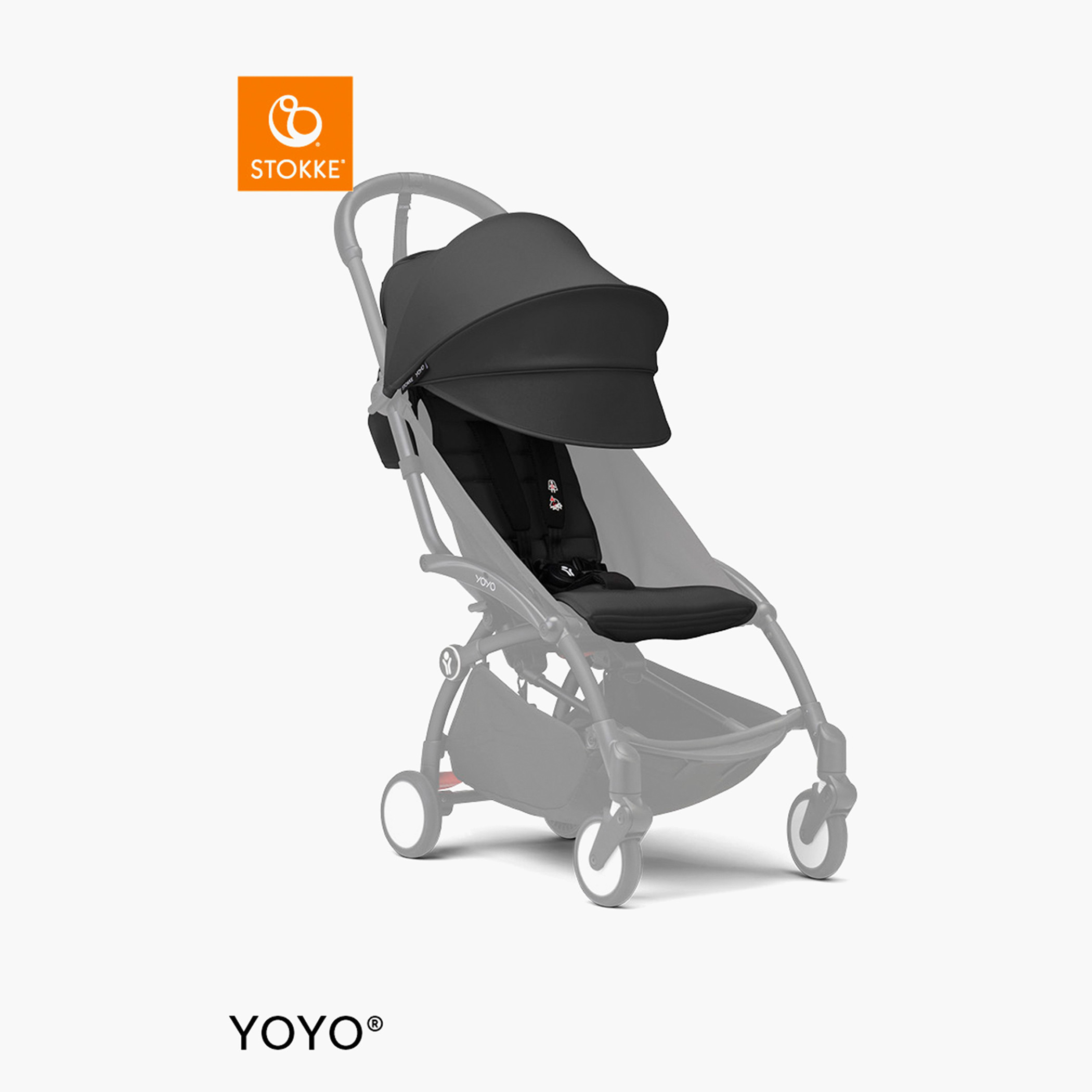 Stokke YOYO³ Black frame with 6+ color pack Black-baby-gear-strollersandprams-strollers-image-5